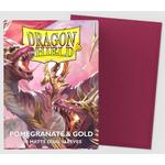 Arcane Tinmen Dragon Shield: 100 Matte Dual Sleeves: Pomegranate & Gold