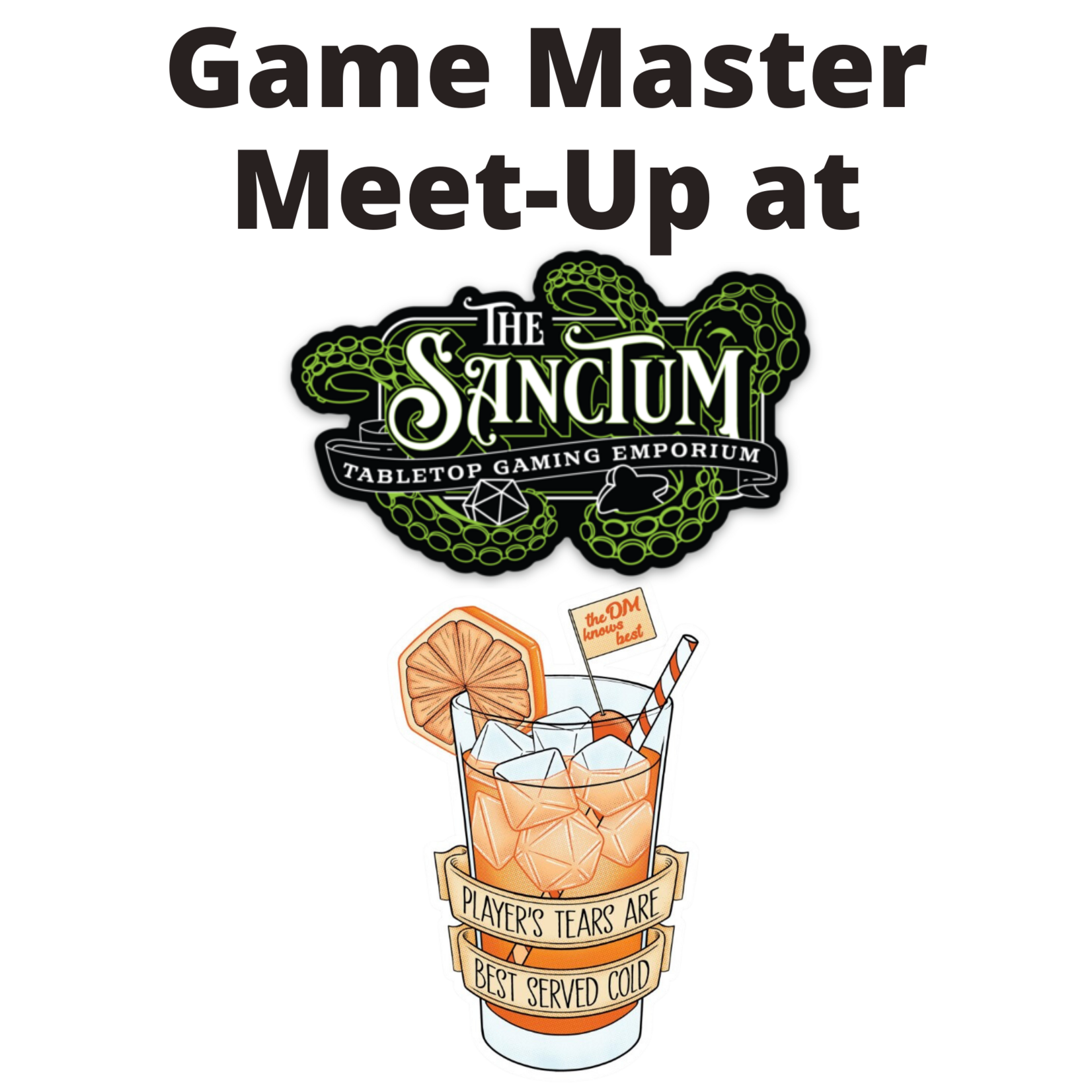 RPG Community Event, 12/18/25 7 pm: Game Master Meet-Up