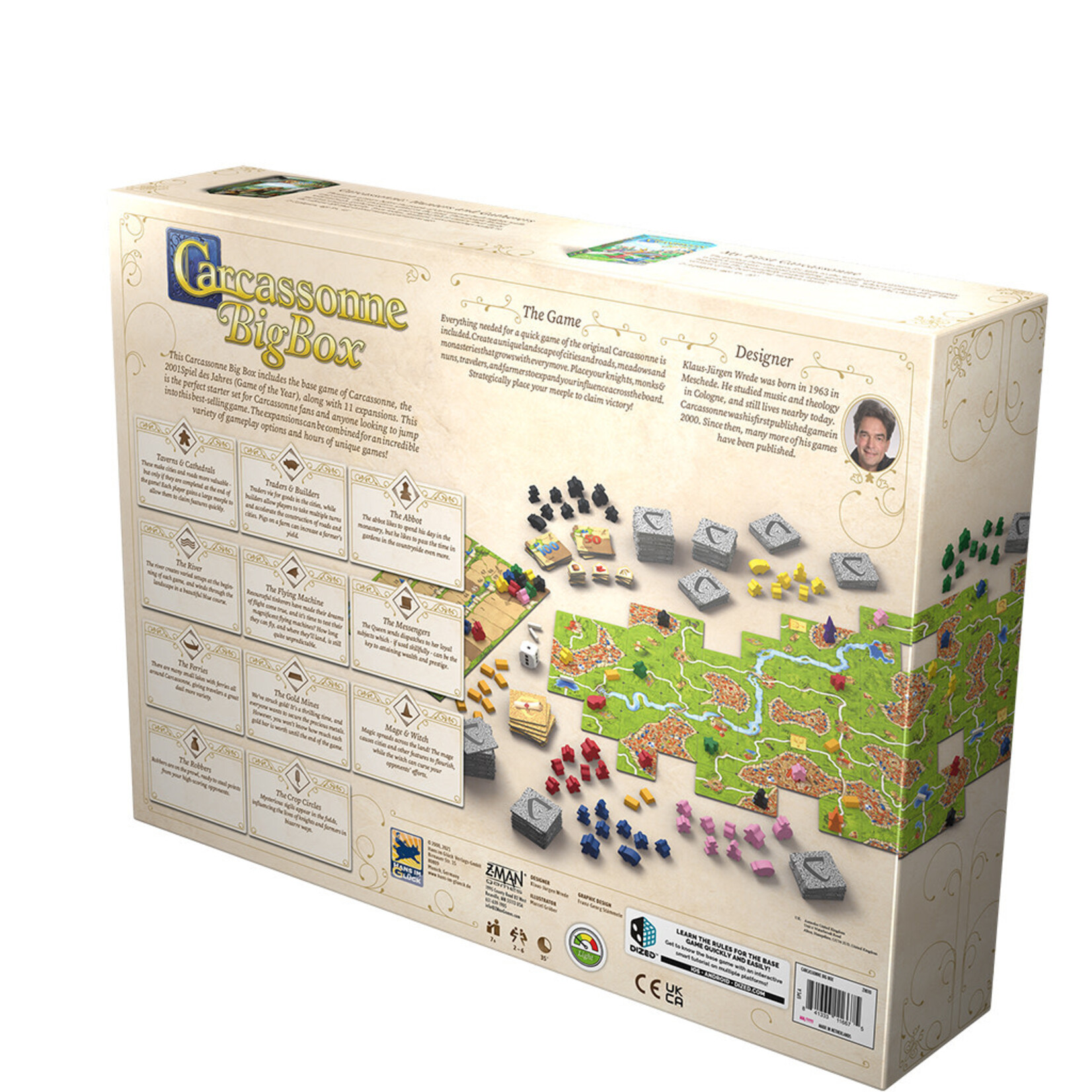 Z-Man Games PRERELEASE Carcassonne: Big Box 2025 Edition