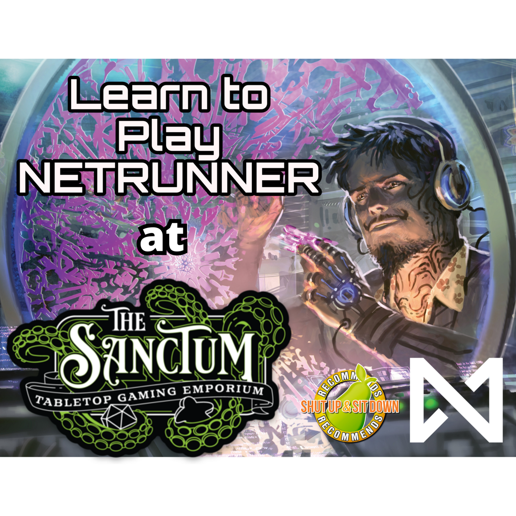 Learn to Play Netrunner with Biweekly Meetup, Tuesdays at 6 pm
