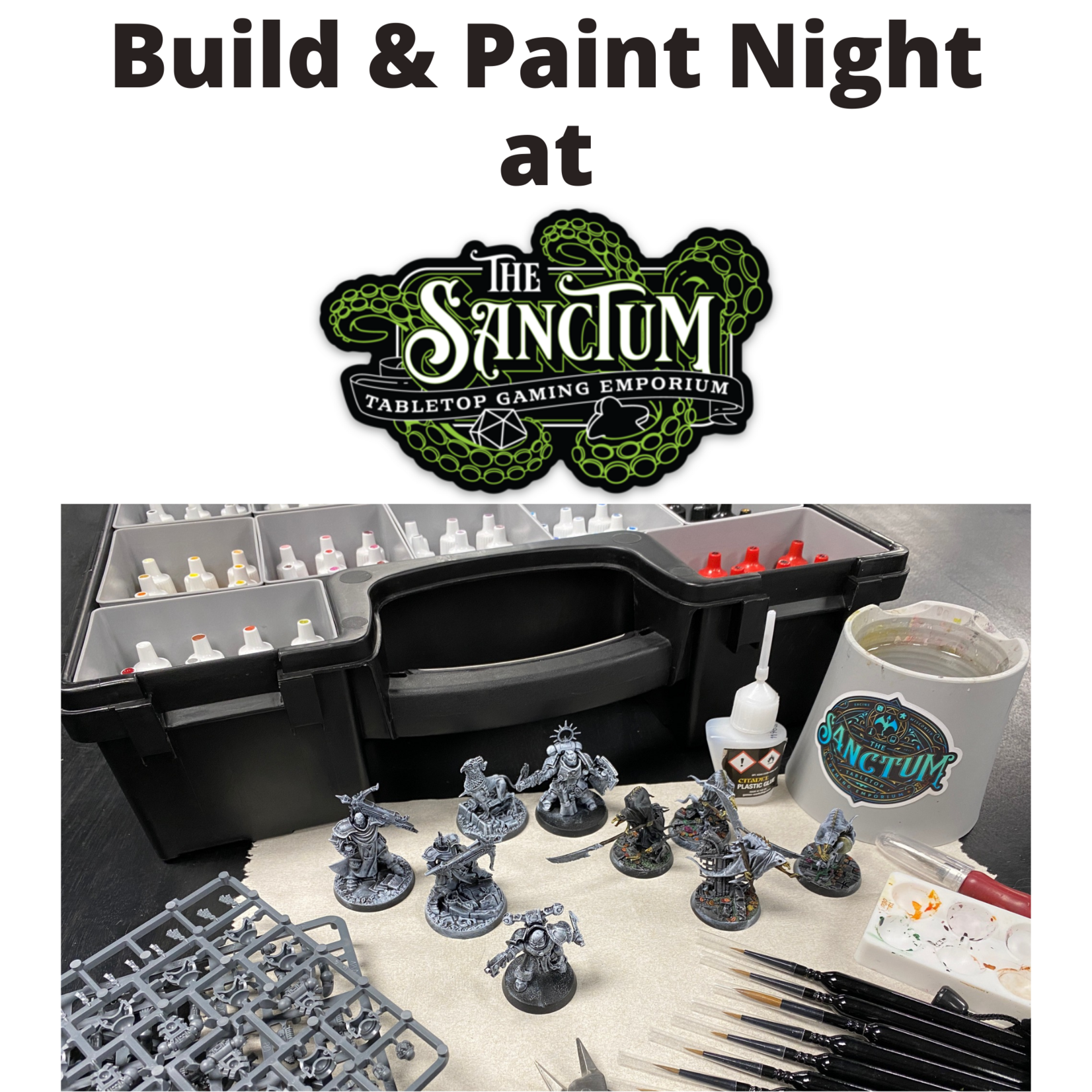 Community Event: 1/31/26, 7 pm: Build & Paint Night
