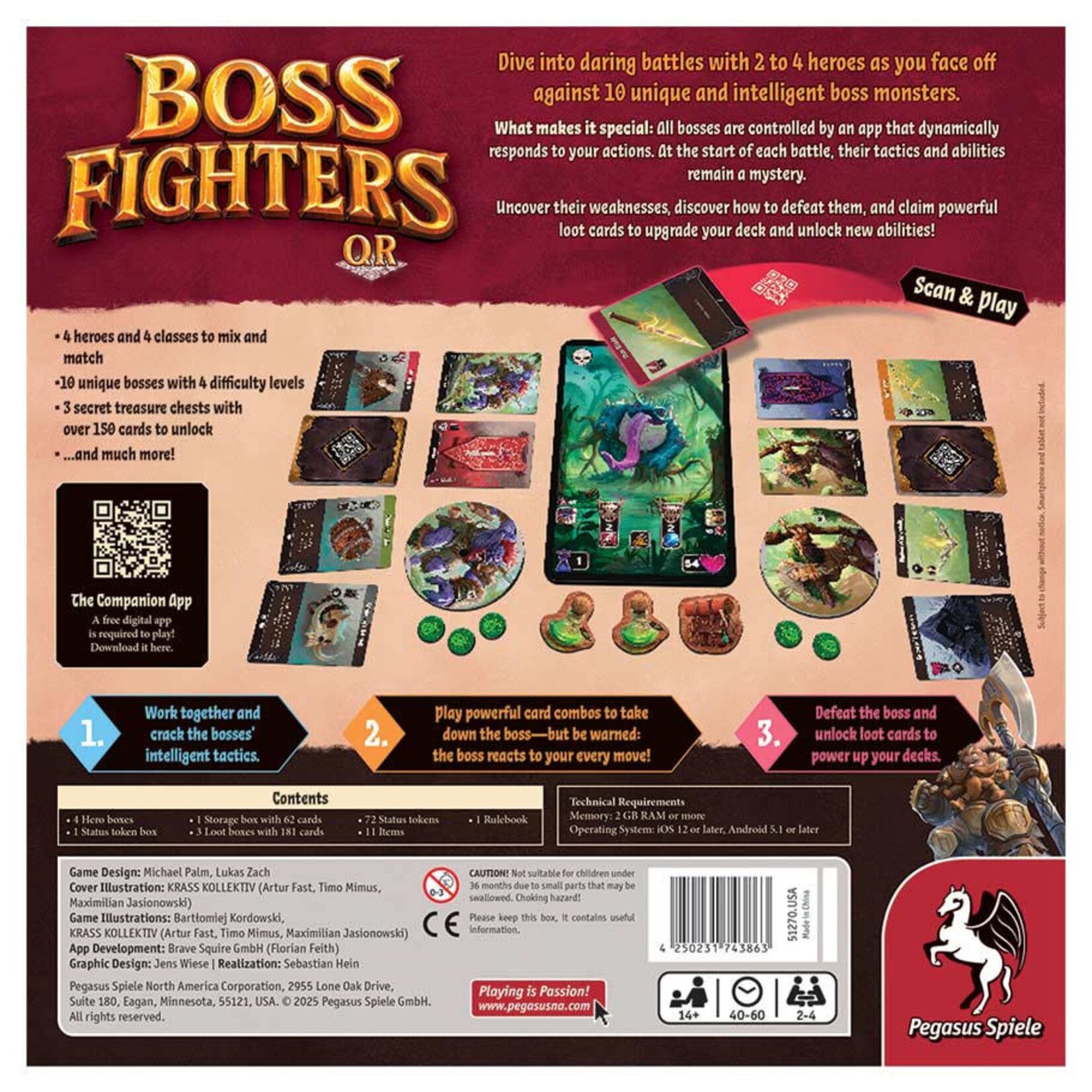 Pegasus Spiele Boss Fighters QR