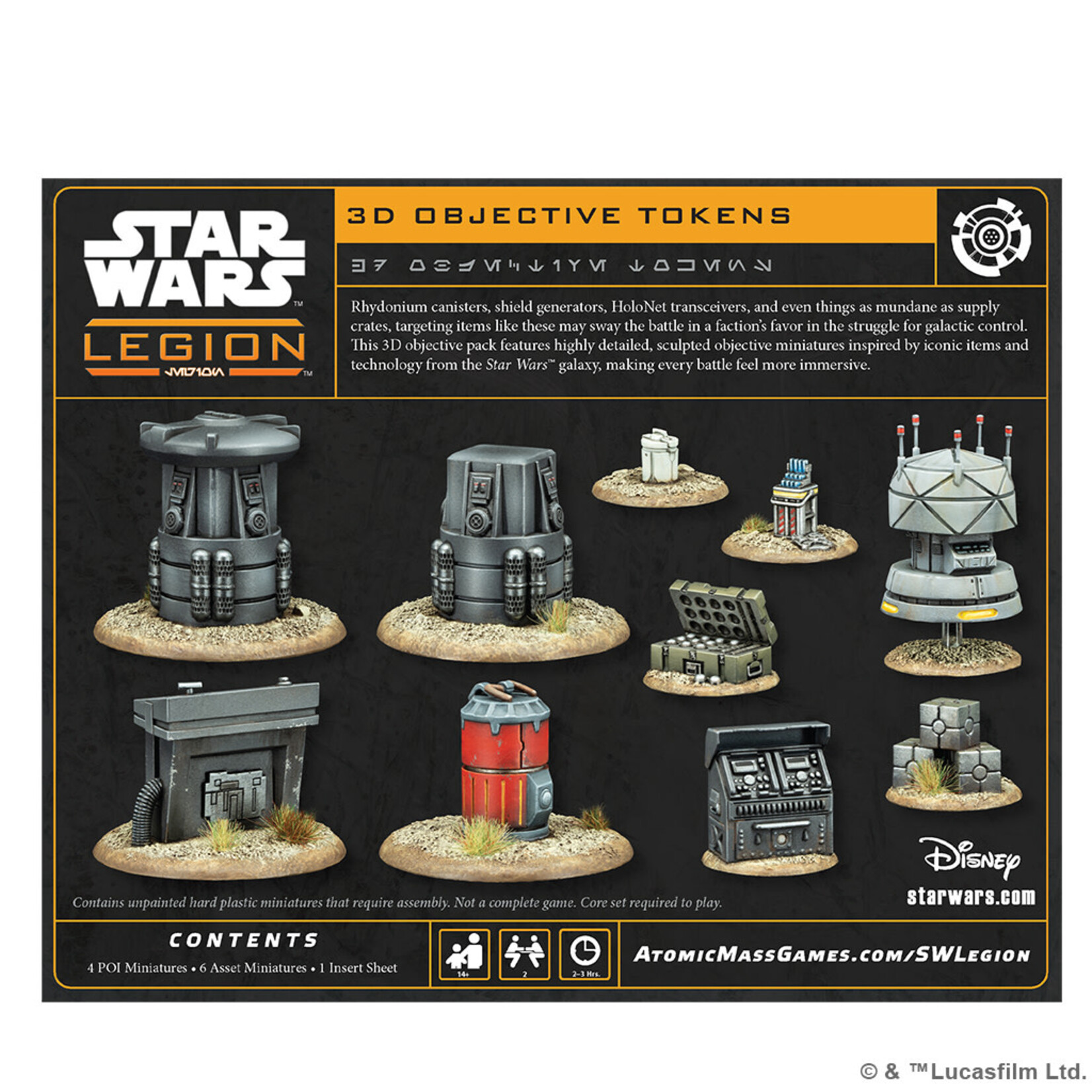 Atomic Mass Games PRERELEASE Star Wars: Legion: 3D Objective Tokens