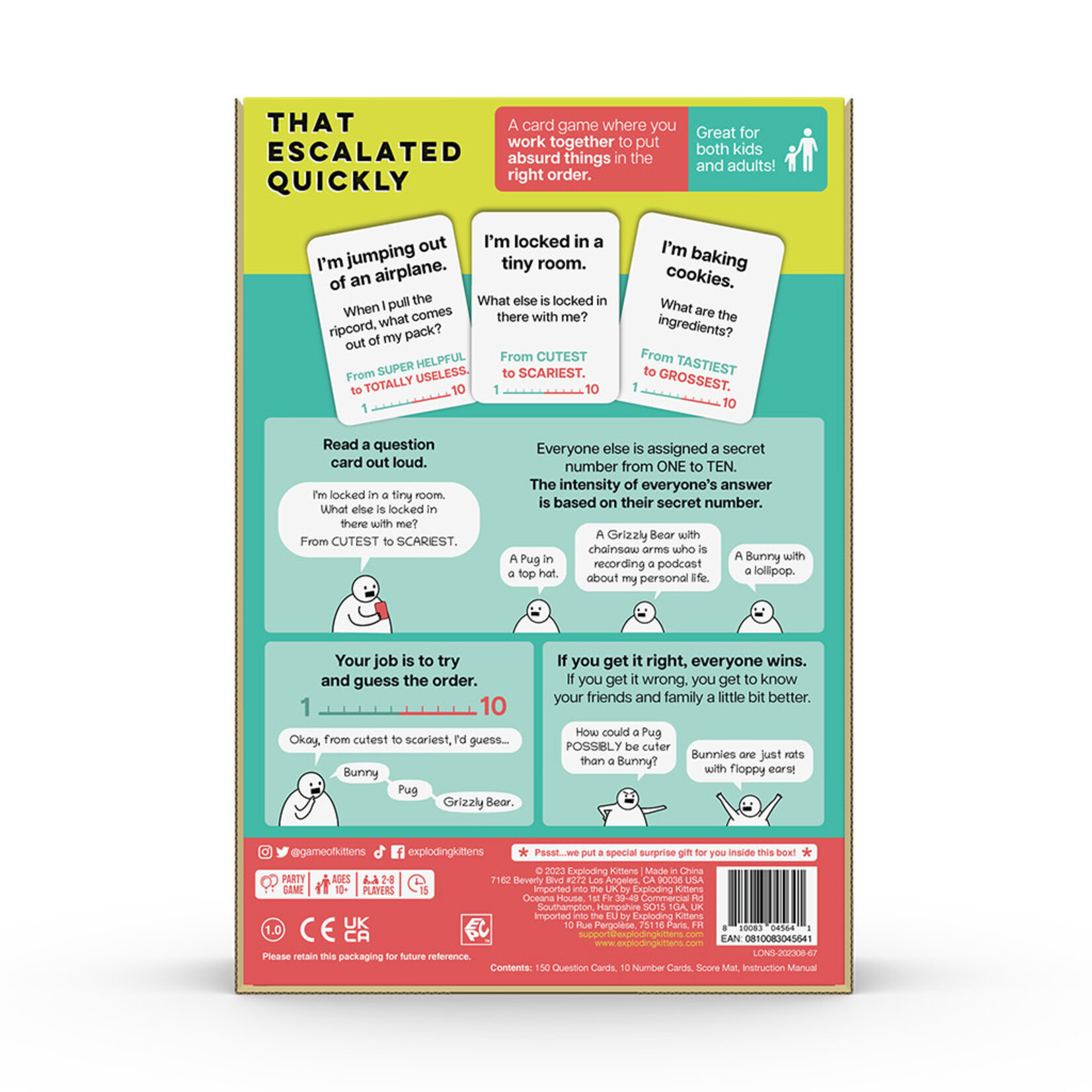 Exploding Kittens That Escalated Quickly