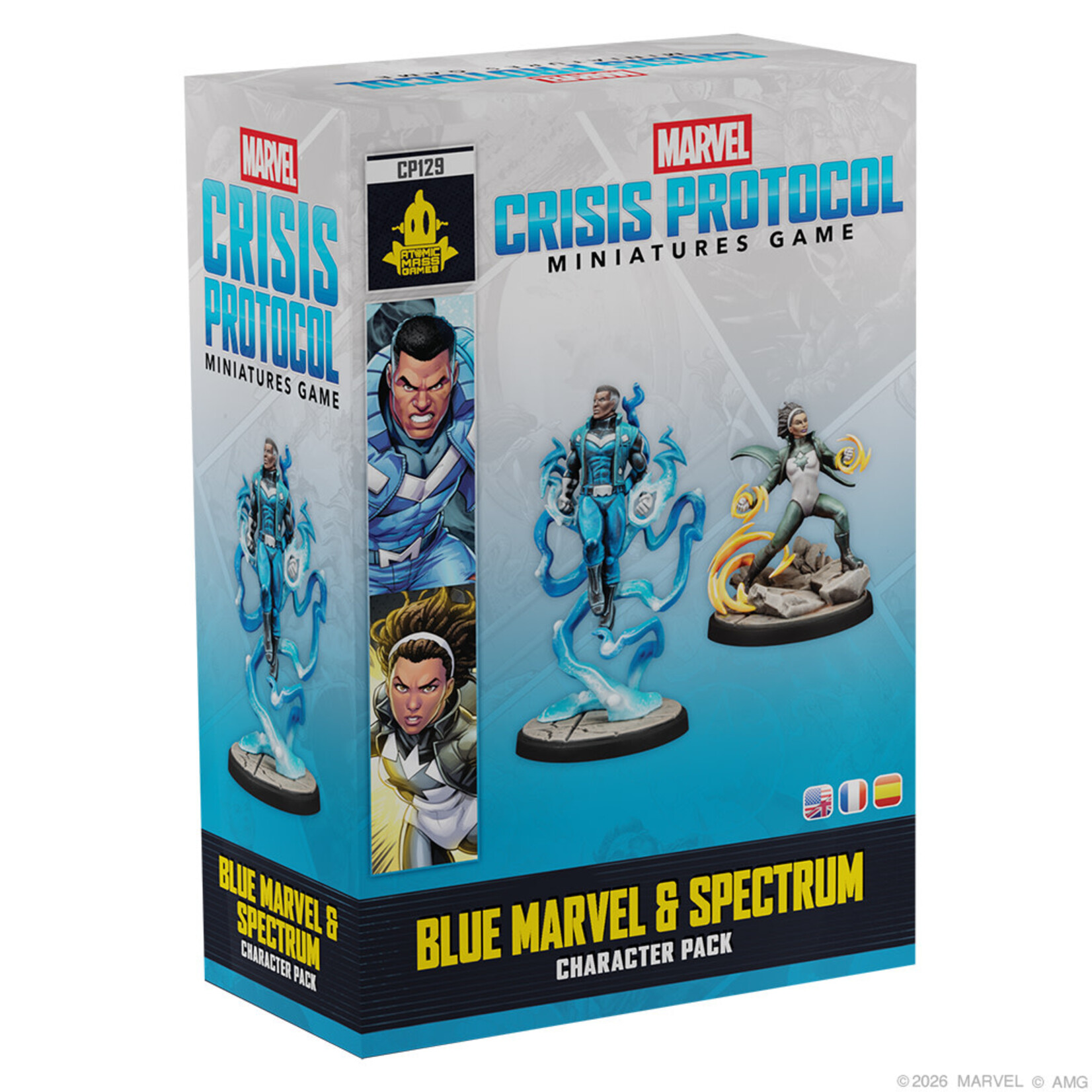Atomic Mass Games Marvel: Crisis Protocol: Blue Marvel & Spectrum Character Pack