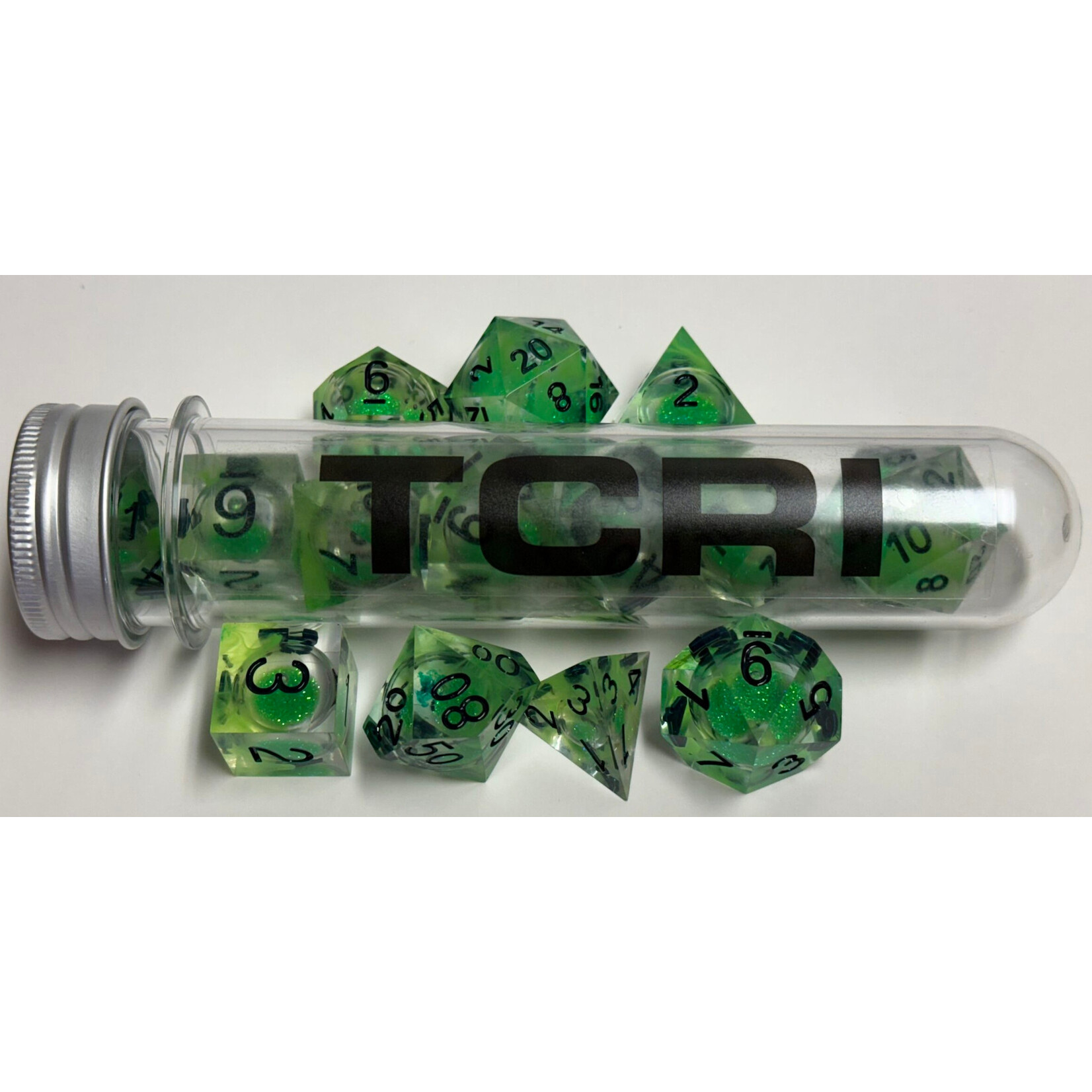 Palladium Books Inc Teenage Mutant Ninja Turtles & Other Strangeness RPG: Mutagen Green Dice Set