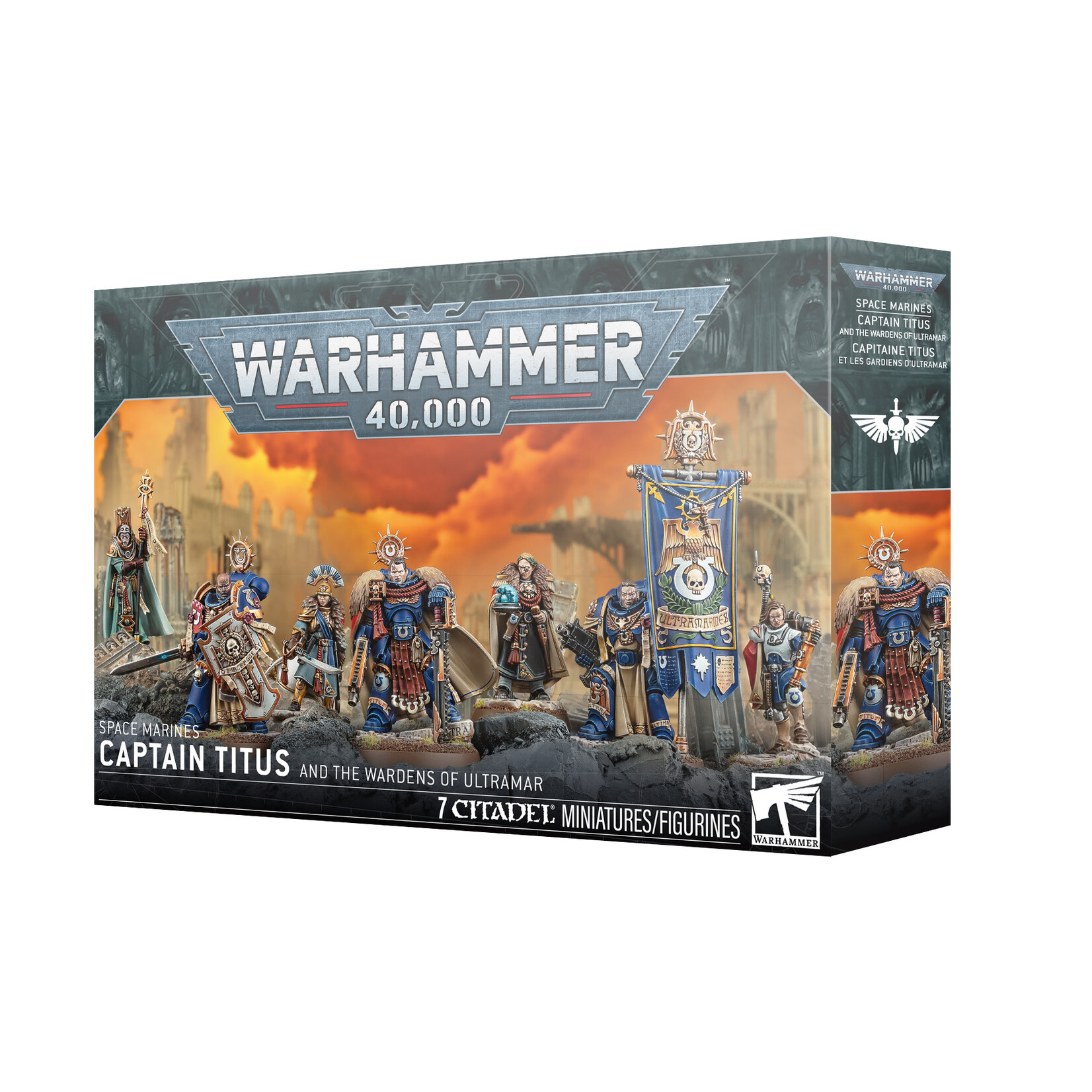 Games Workshop Warhammer 40K: Space Marines: Captain Titus and The Wardens of Ultramar