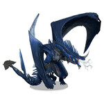 WizKids D&D: Icons of the Realms: Anthradusk, Ancient Blue Dragon