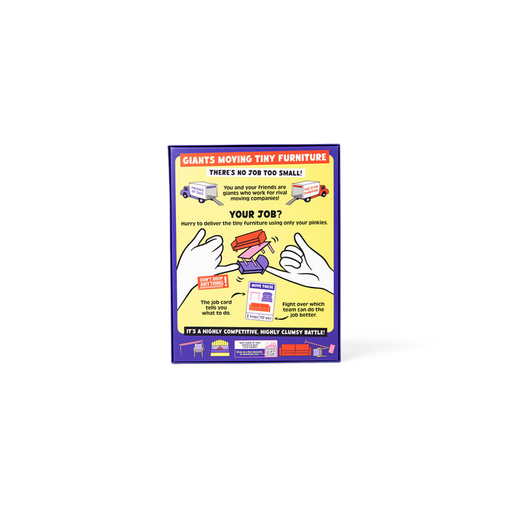 Exploding Kittens Giants Moving Tiny Furniture