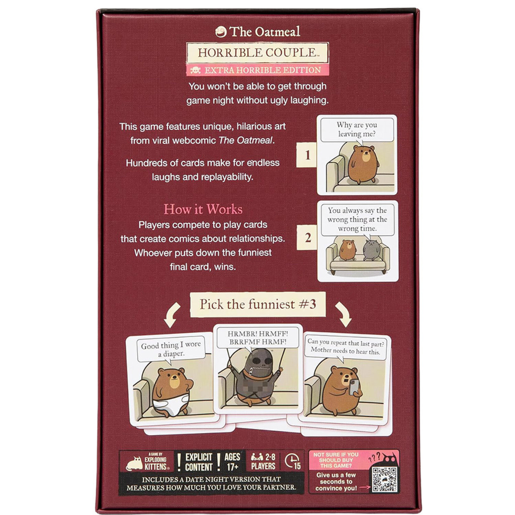 Exploding Kittens Horrible Couple