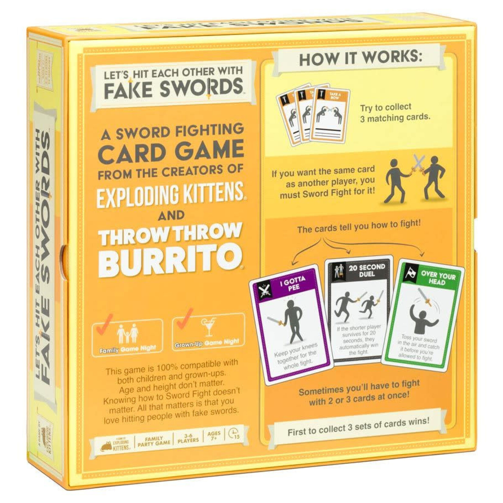 Exploding Kittens Let's Hit Each Other With Fake Swords