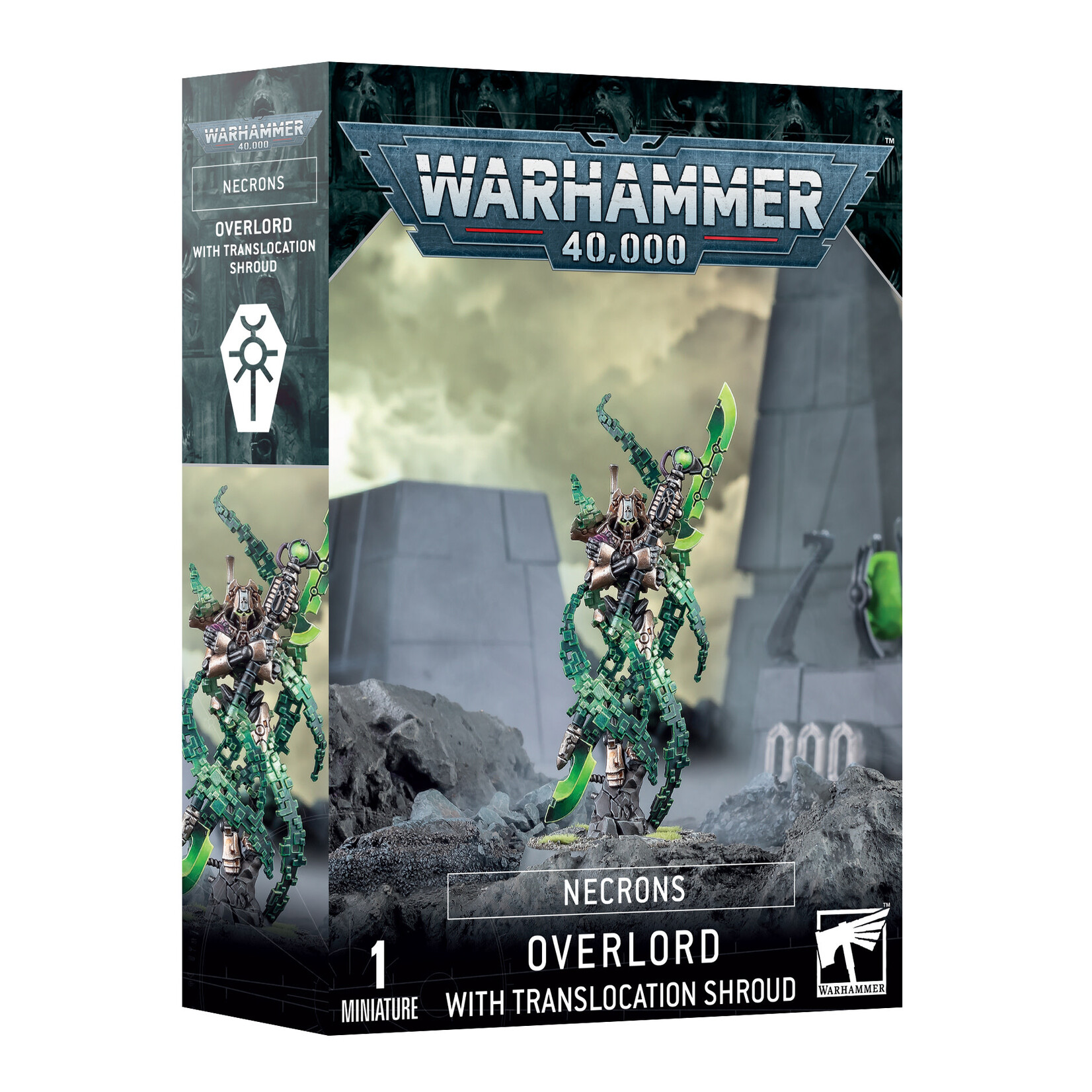 Games Workshop Warhammer 40K: Necrons: Overlord with Translocation Shroud