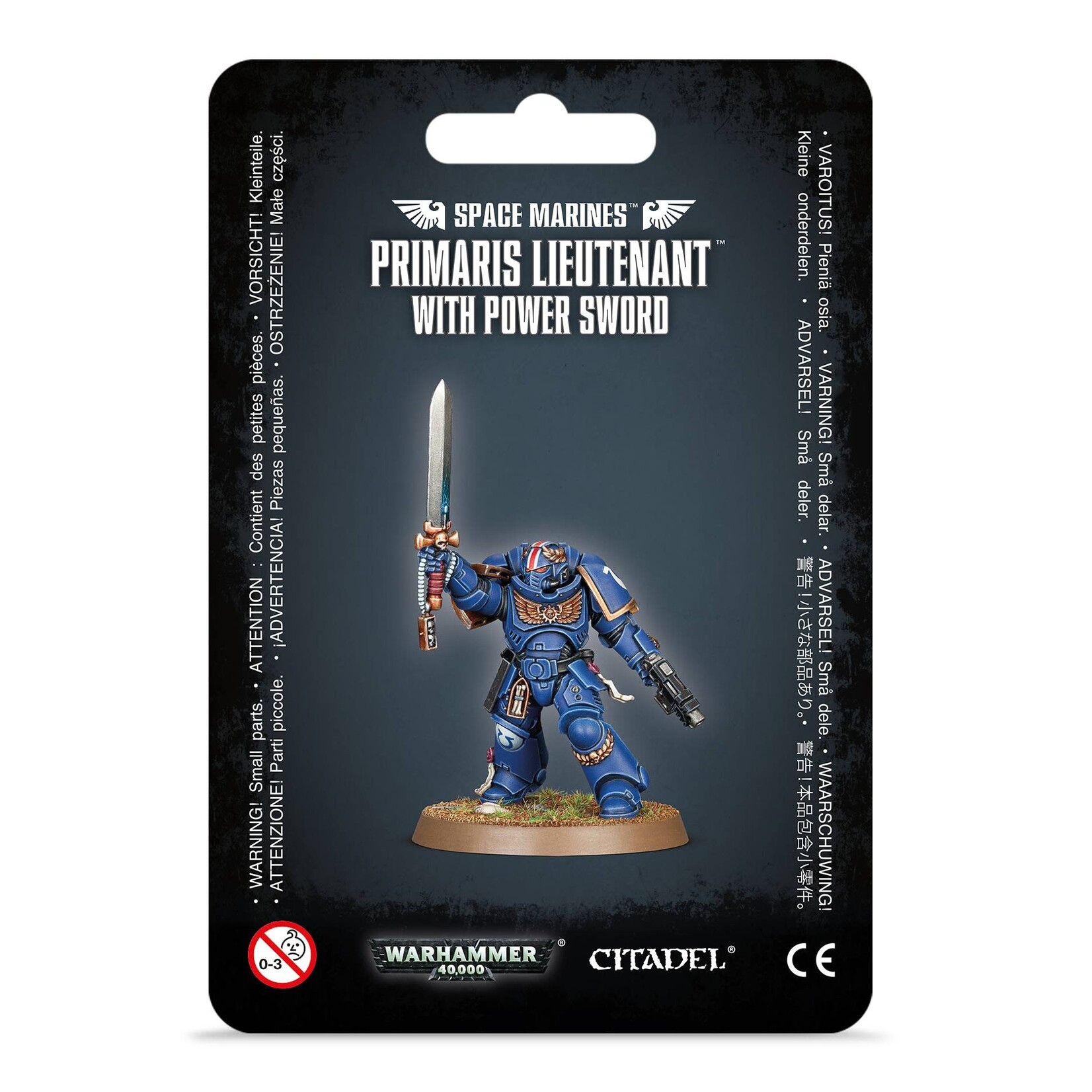 Games Workshop Warhammer 40K: Space Marines: Primaris Lieutenant with Power Sword