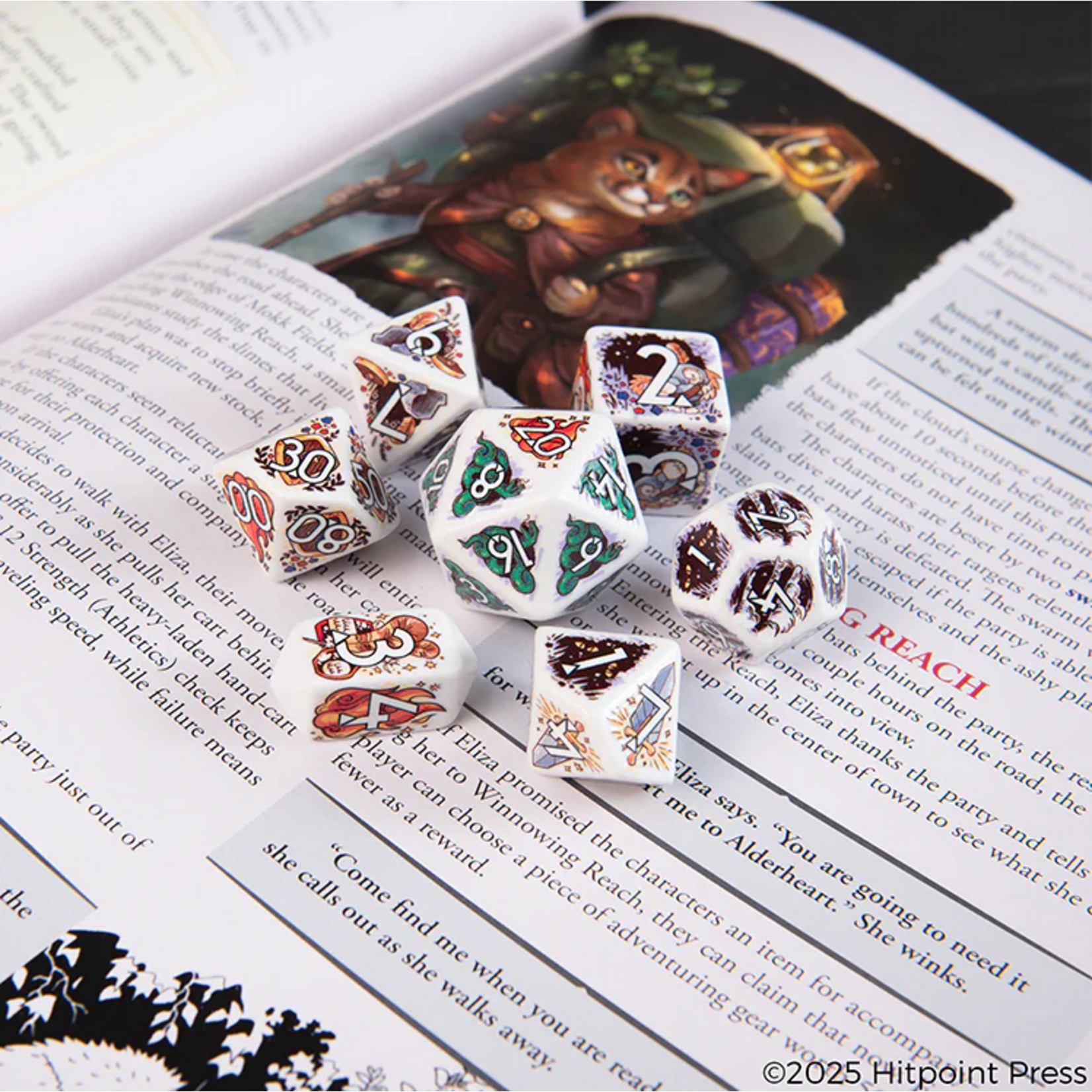 Botch Dice Premium InkFX™ Gaming Dice: Humblewood