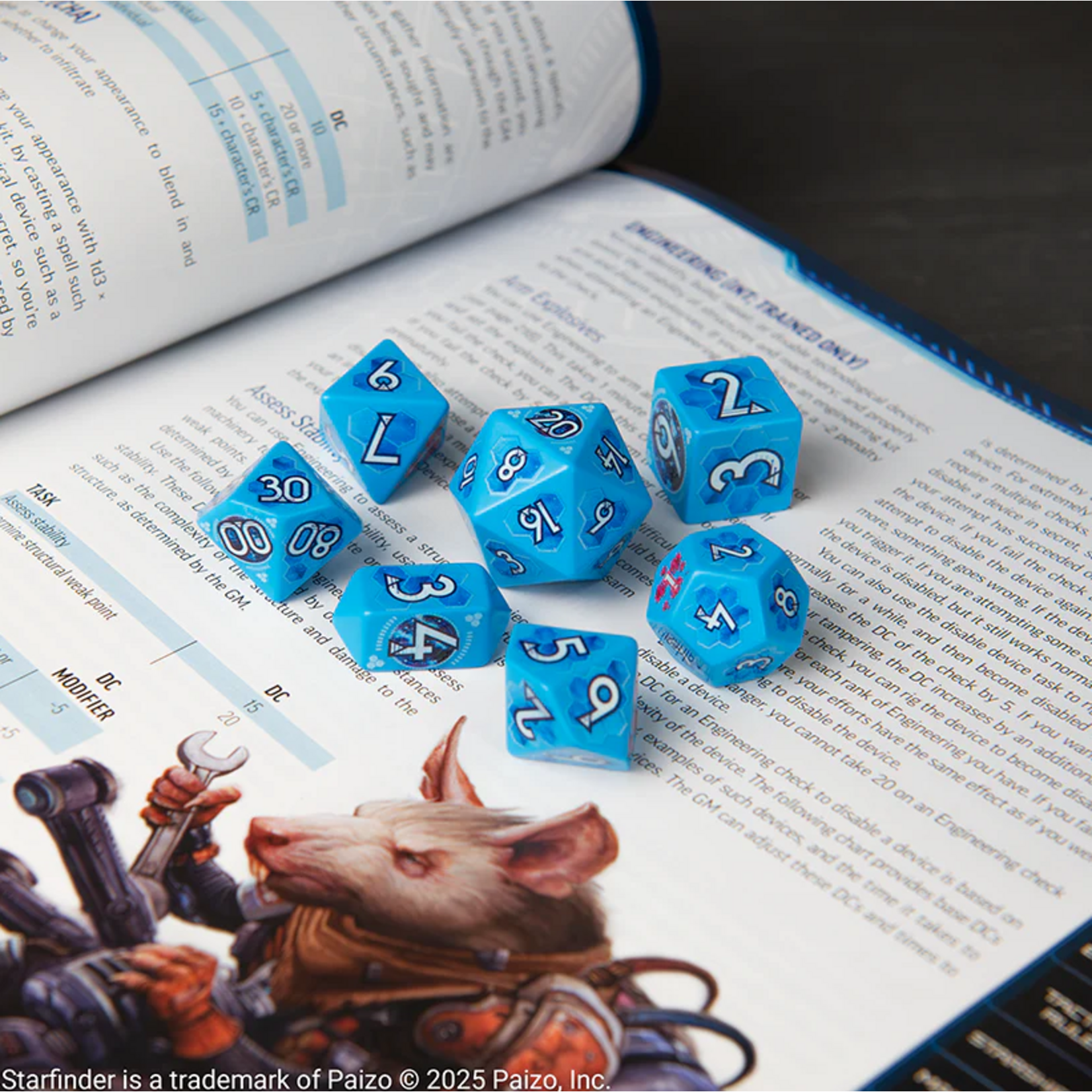 Botch Dice Premium InkFX™ Gaming Dice: Starfinder