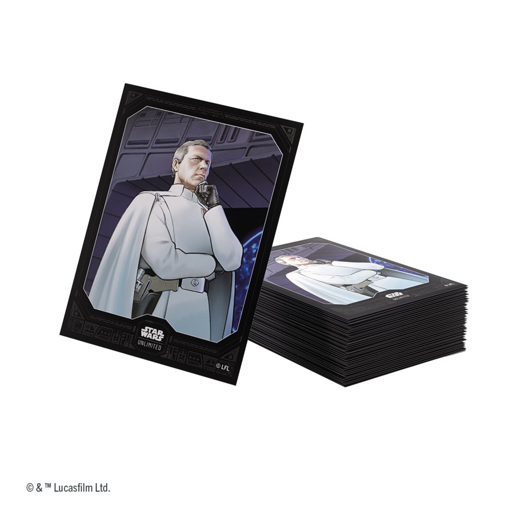 Gamegenic Star Wars: Unlimited: 60 Premium Art + 2 Clear Sleeves: Director Krennic