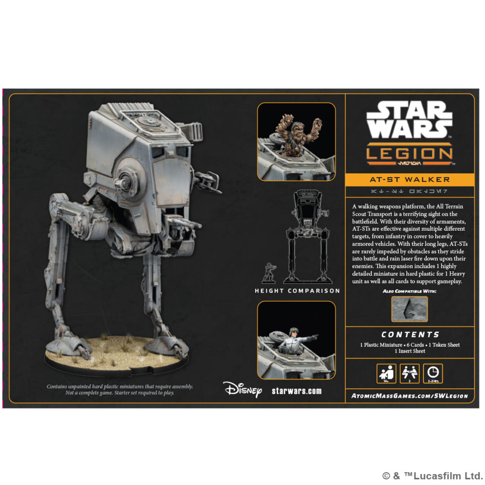 Atomic Mass Games Star Wars: Legion: AT-ST Walker