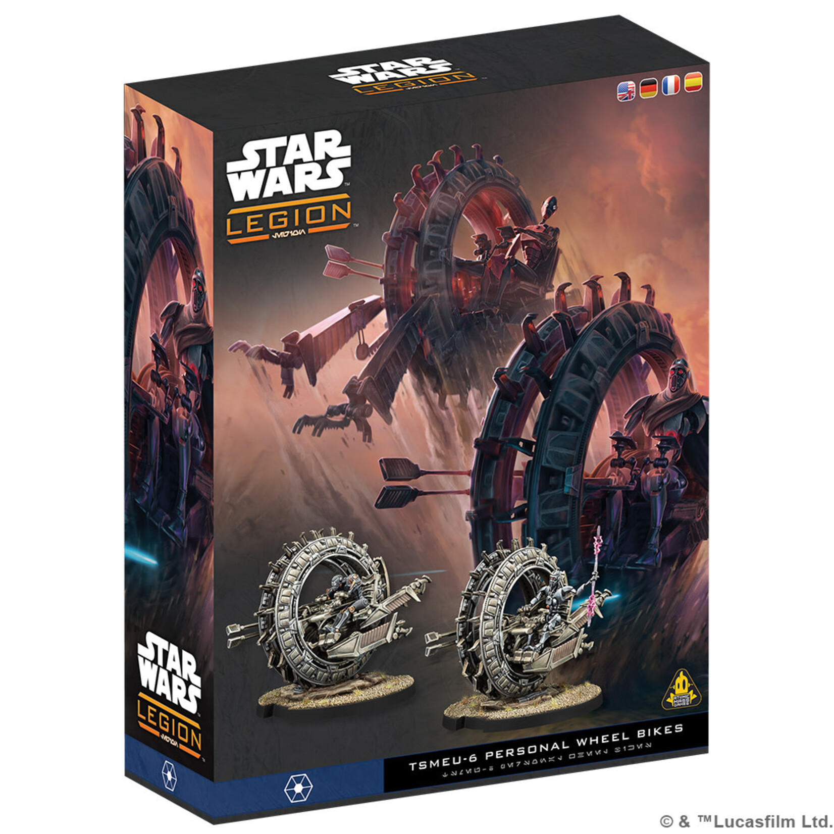 Atomic Mass Games Star Wars: Legion: TSMEU-6 Personal Wheel Bikes