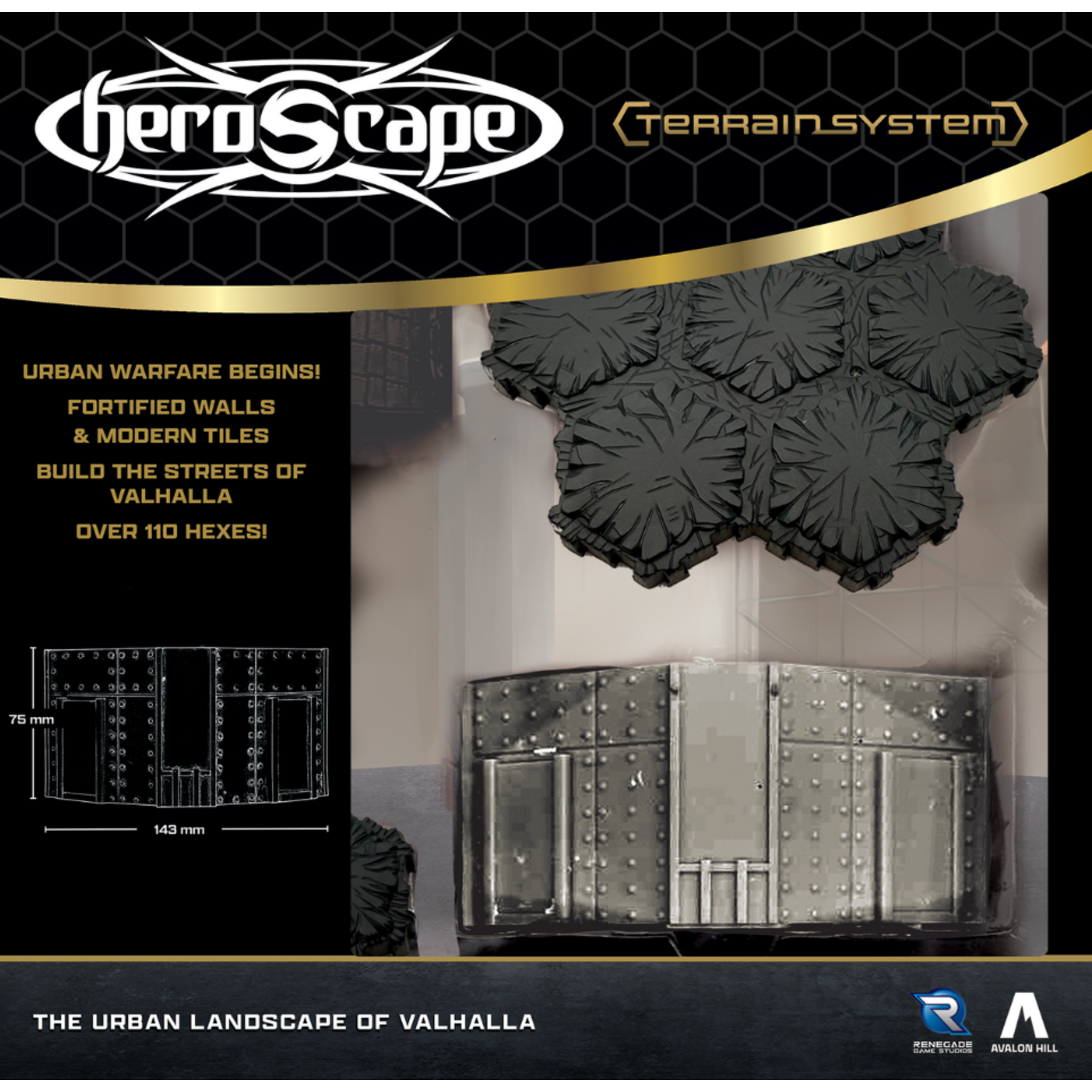 Renegade Game Studios Heroscape: The Urban Landscape of Valhalla Terrain System