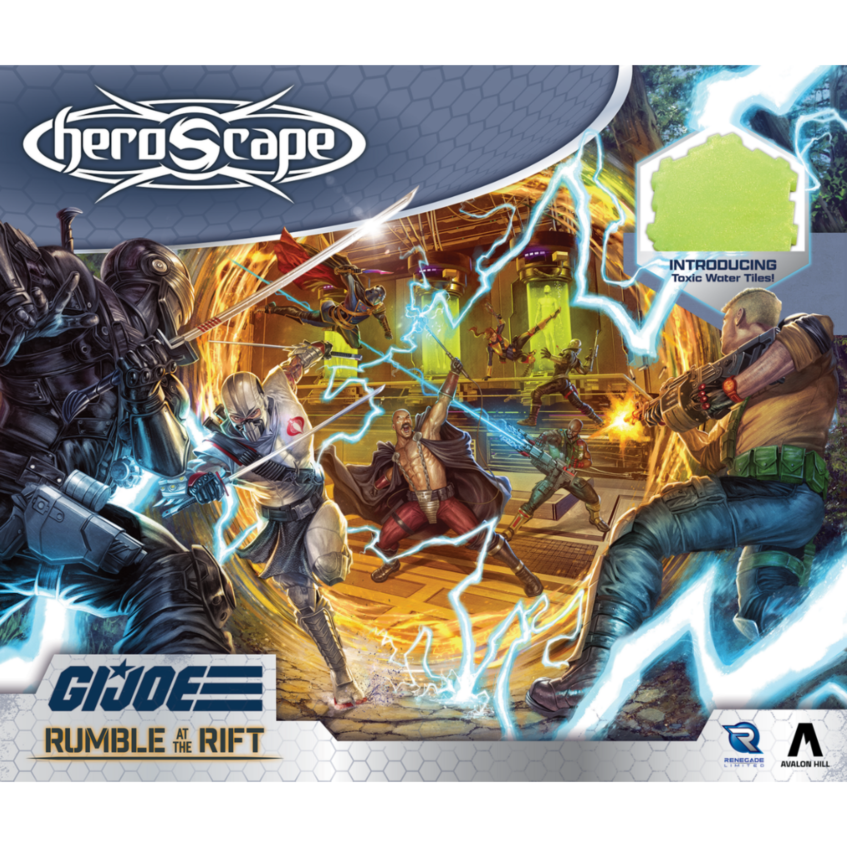 Renegade Game Studios PRERELEASE Heroscape: G.I. Joe: Rumble at the Rift Premium Painted Edition
