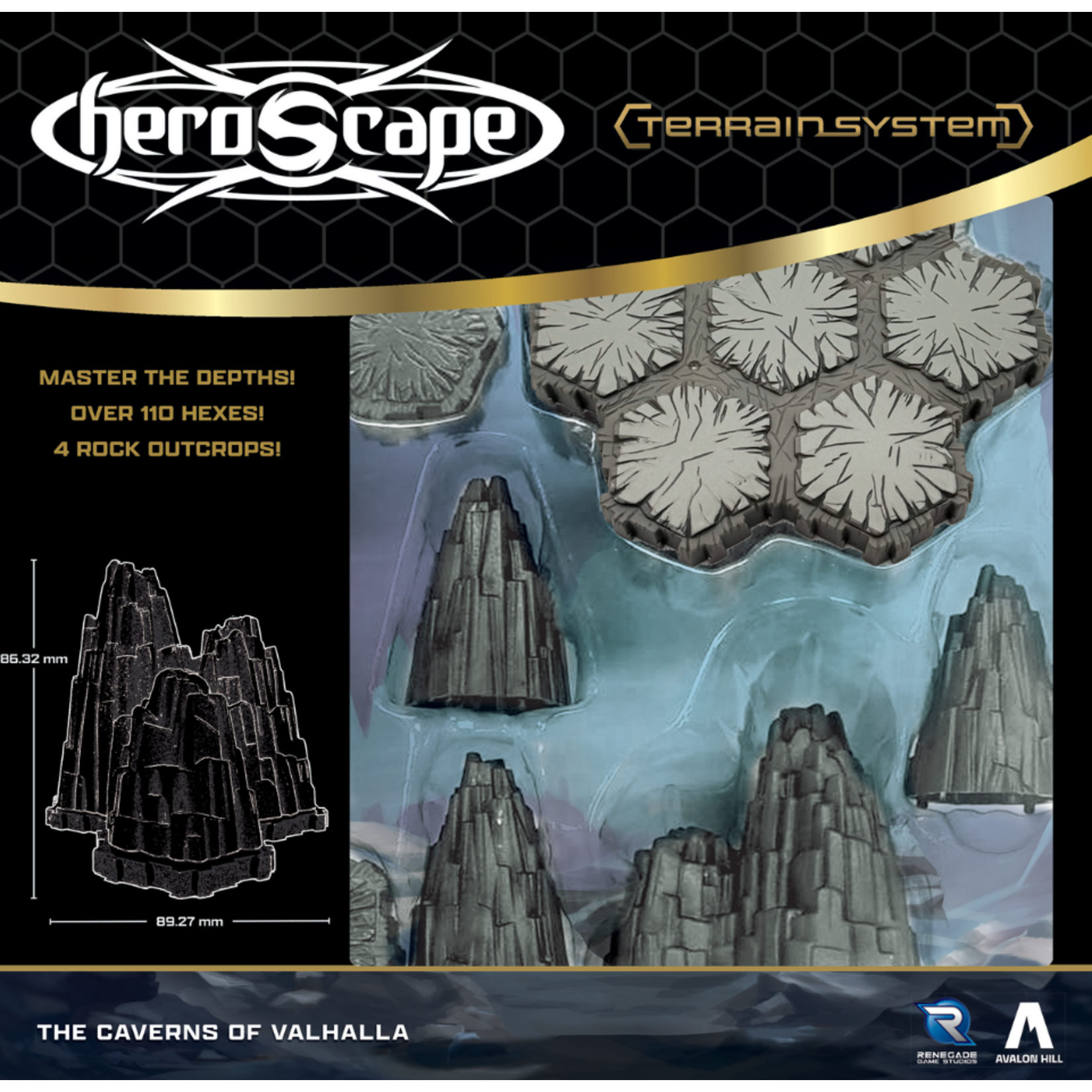 Renegade Game Studios PRERELEASE Heroscape: The Caverns of Valhalla Terrain System