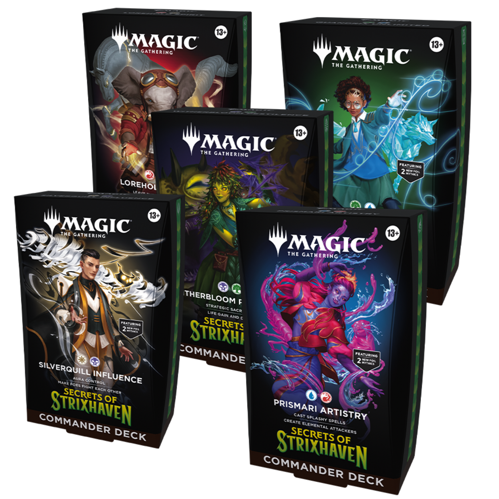 Wizards of the Coast PRERELEASE Magic: The Gathering: Secrets of Strixhaven Commander Deck