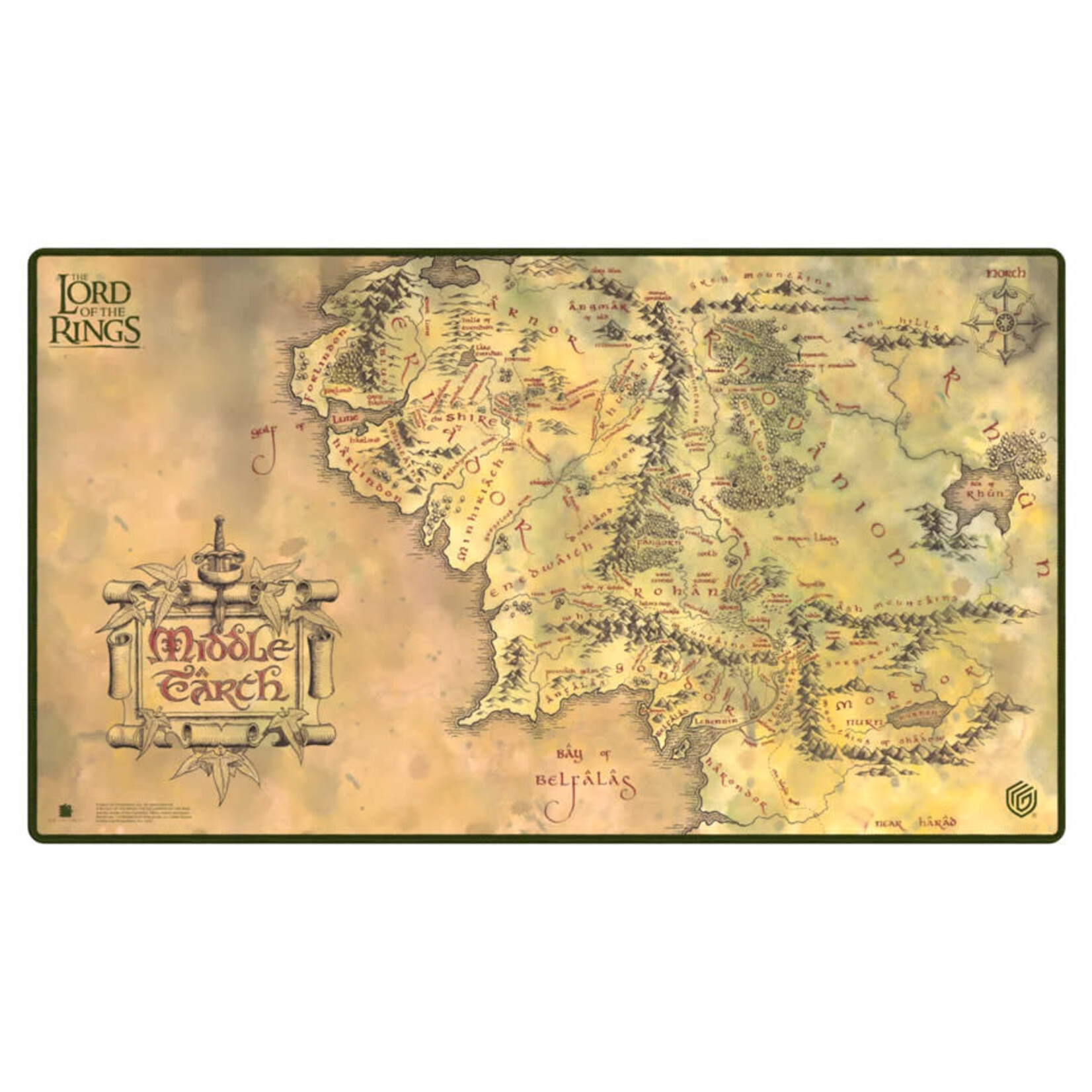 Ultimate Guard Playmat: Lord of the Rings: Places of Middle Earth