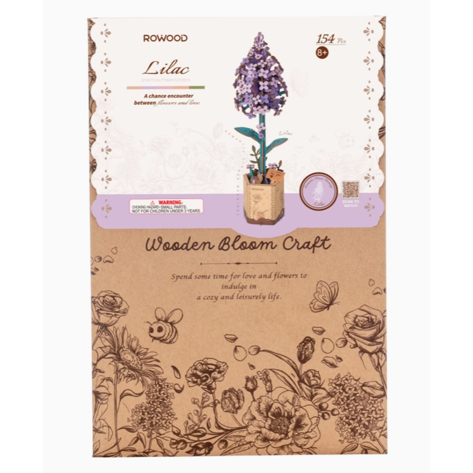 Robotime Rowood: Lilac Wooden Bloom Craft