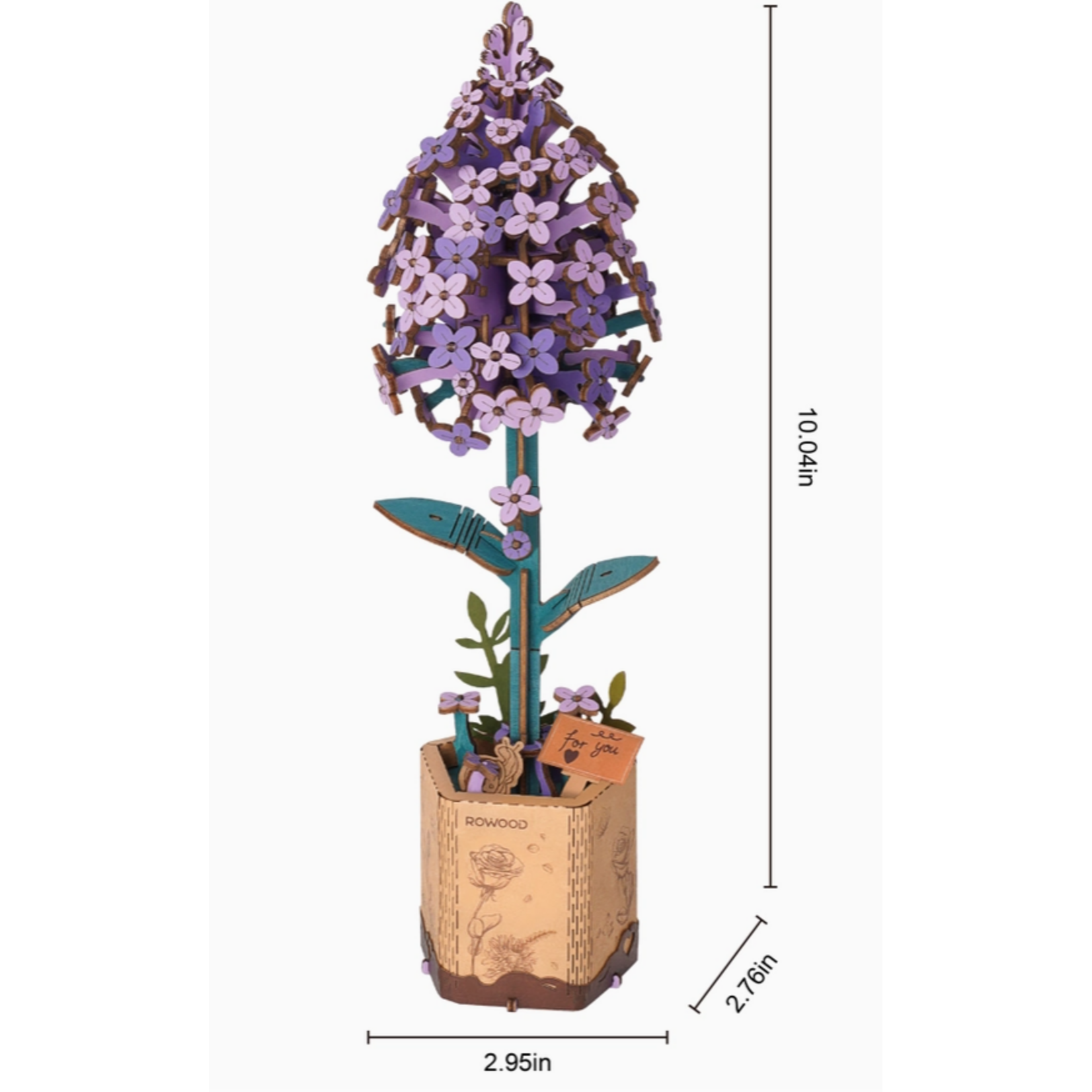 Robotime Rowood: Lilac Wooden Bloom Craft