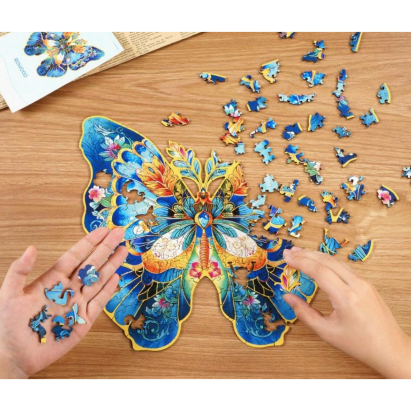 Robotime Rowood: Puzzle Paradise: Morpho Helena