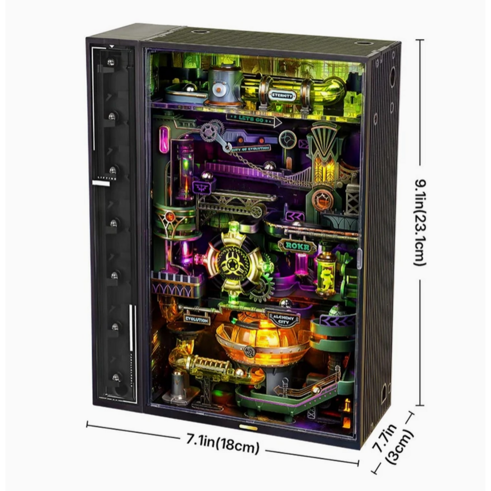 Robotime ROKR: Parallel World Alchemy City Marble Run