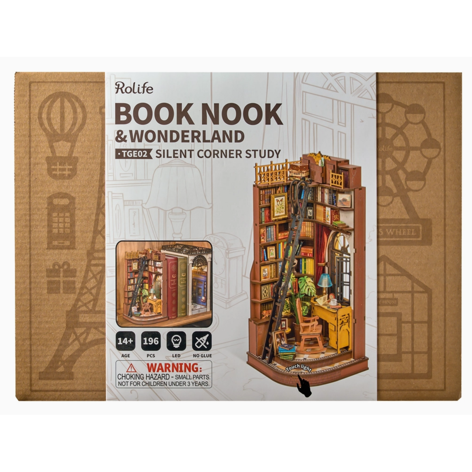 Robotime Rolife: Silent Corner Study Book Nook & Wonderland