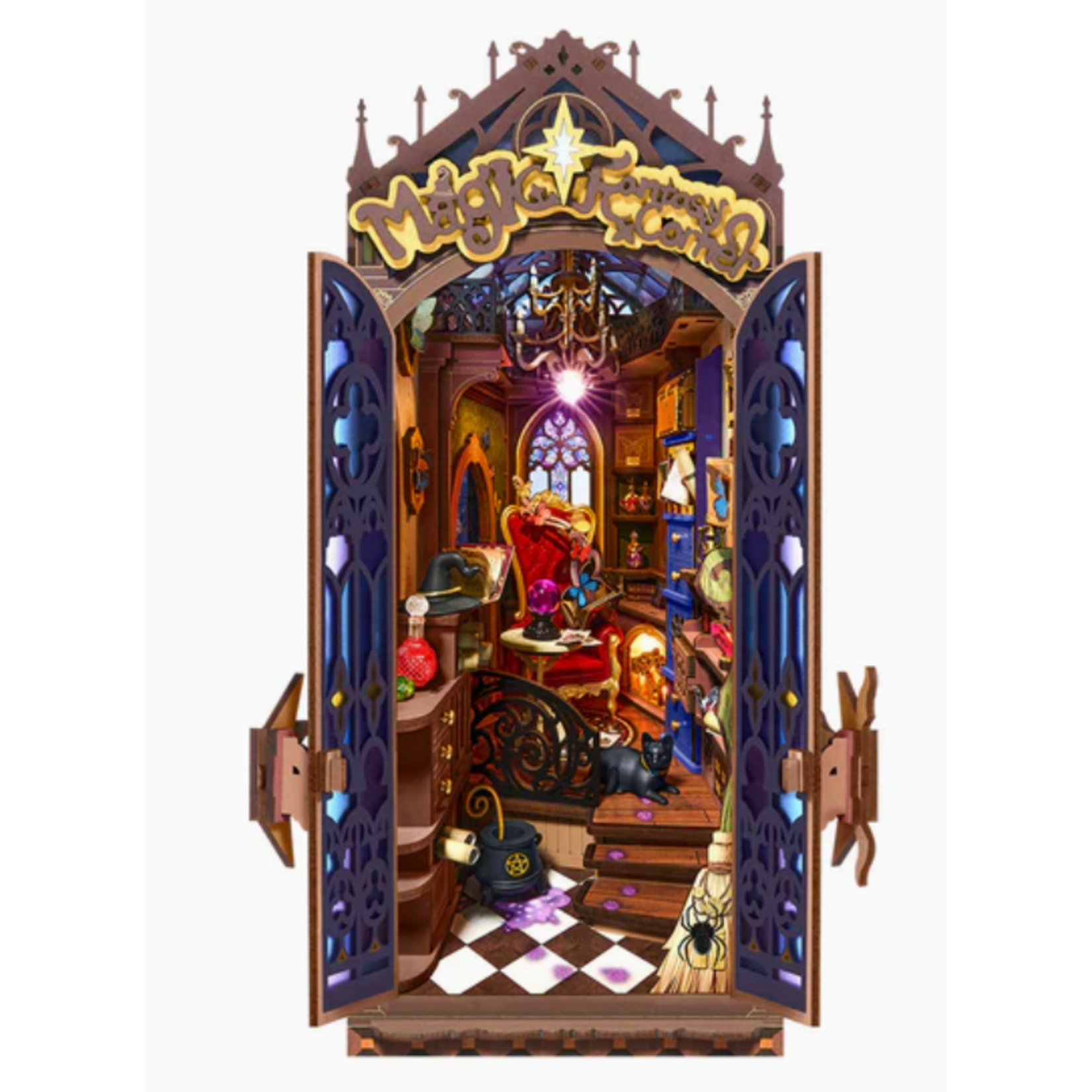 Robotime Rolife: Magic Fantasy Corner Book Nook & Wonderland