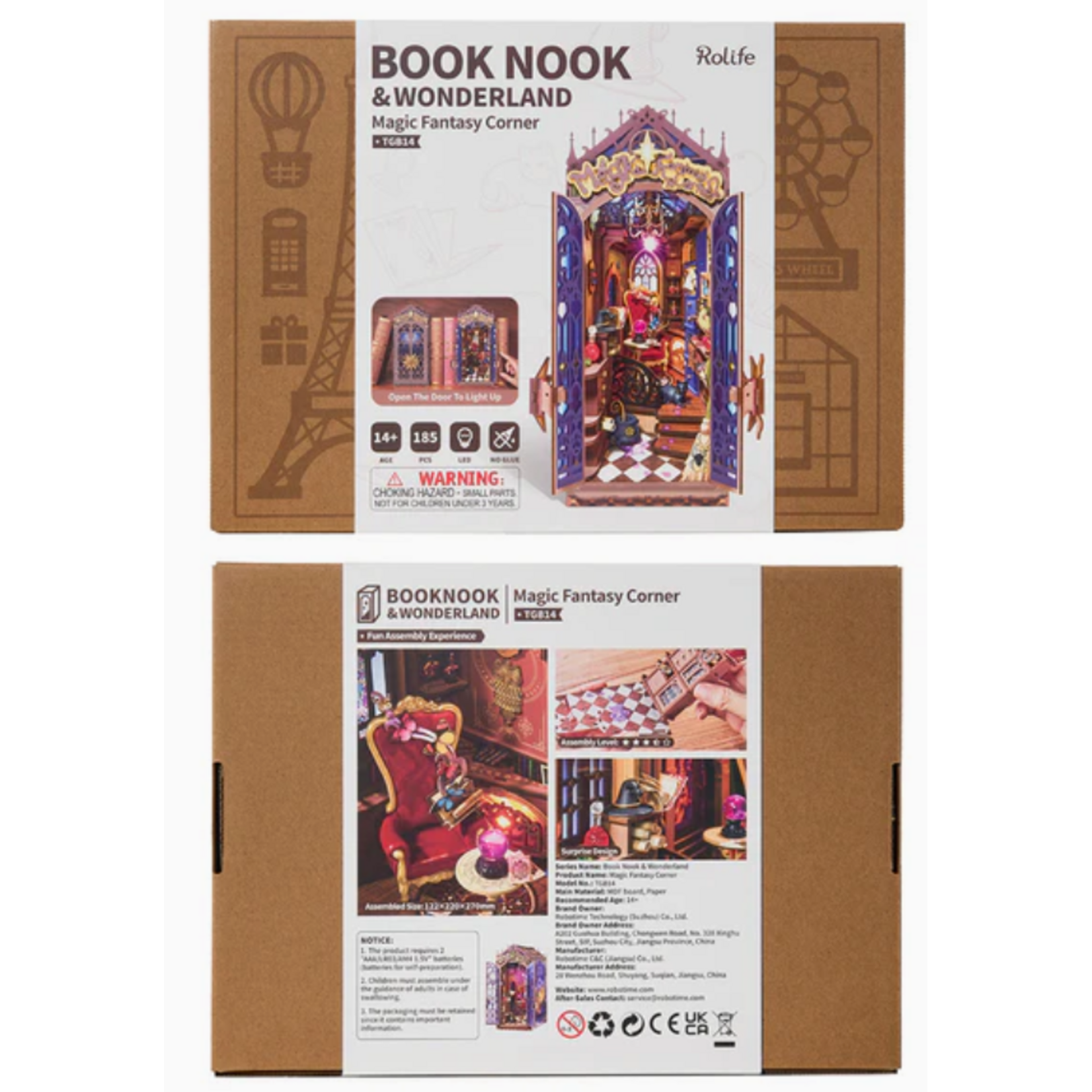 Robotime Rolife: Magic Fantasy Corner Book Nook & Wonderland