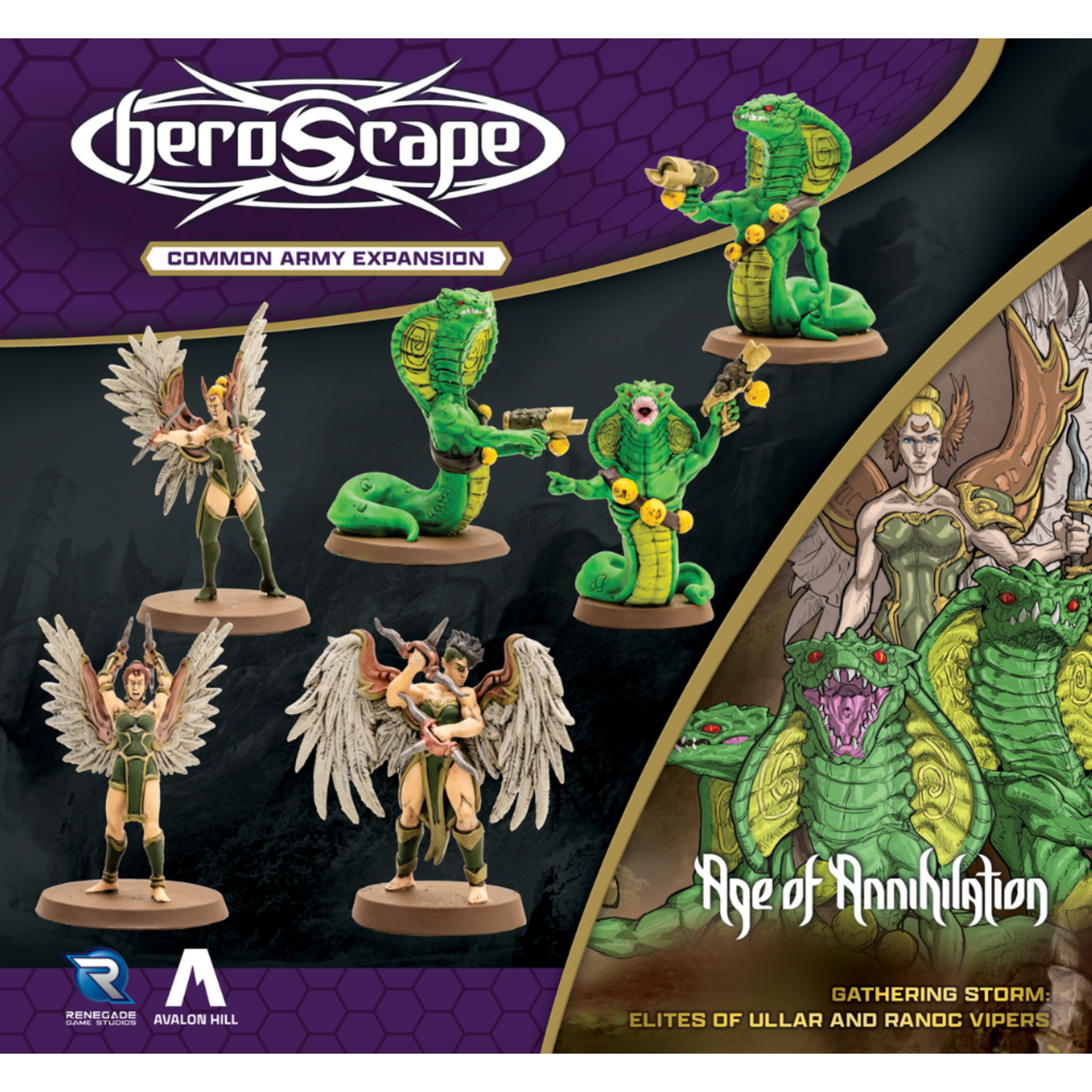 Renegade Game Studios Heroscape: Age of Annihilation: Gathering Storm: Elites of Ullar & Ranoc Vipers