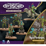 Renegade Game Studios Heroscape: Age of Annihilation: Gathering Storm: Chain Gruts and Ramosaur Rider Premium Painted Edition