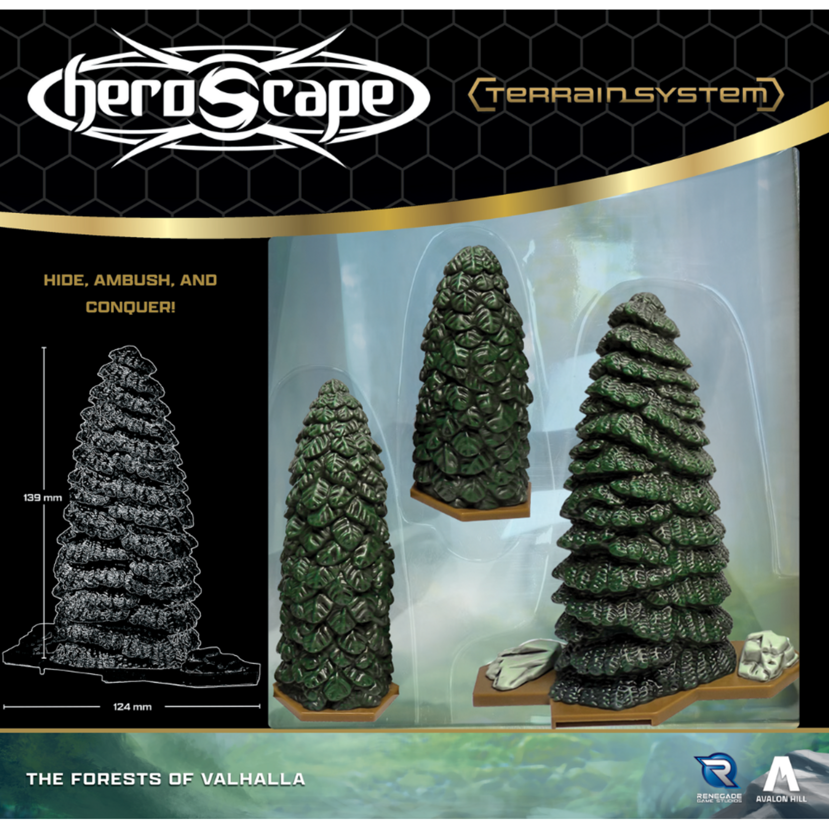 Renegade Game Studios Heroscape: The Forests of Valhalla Terrain System