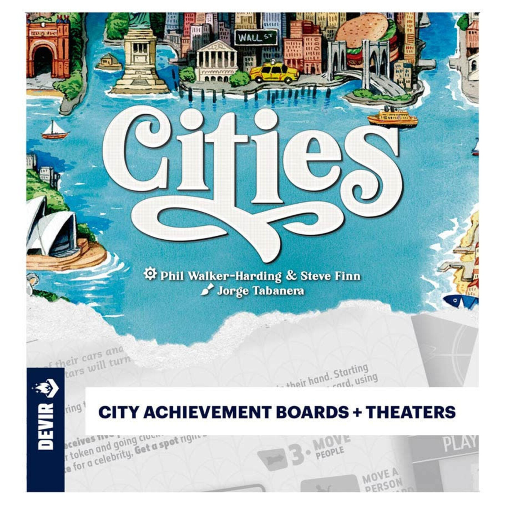 Devir Games Cities: City Achievement Boards + Theaters