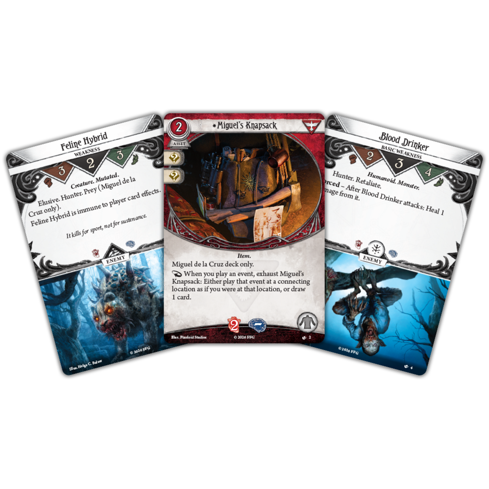 Fantasy Flight Games PRERELEASE Arkham Horror: The Card Game: Investigator Deck: Miguel de la Cruz