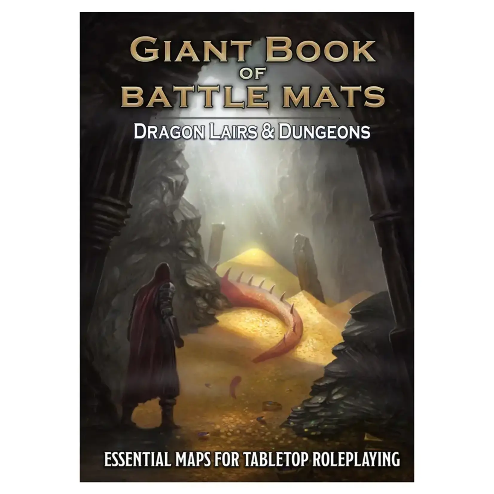 Loke Battle Mats Battle Mats: Giant Book of Battle Mats: Dragon Lairs & Dungeons