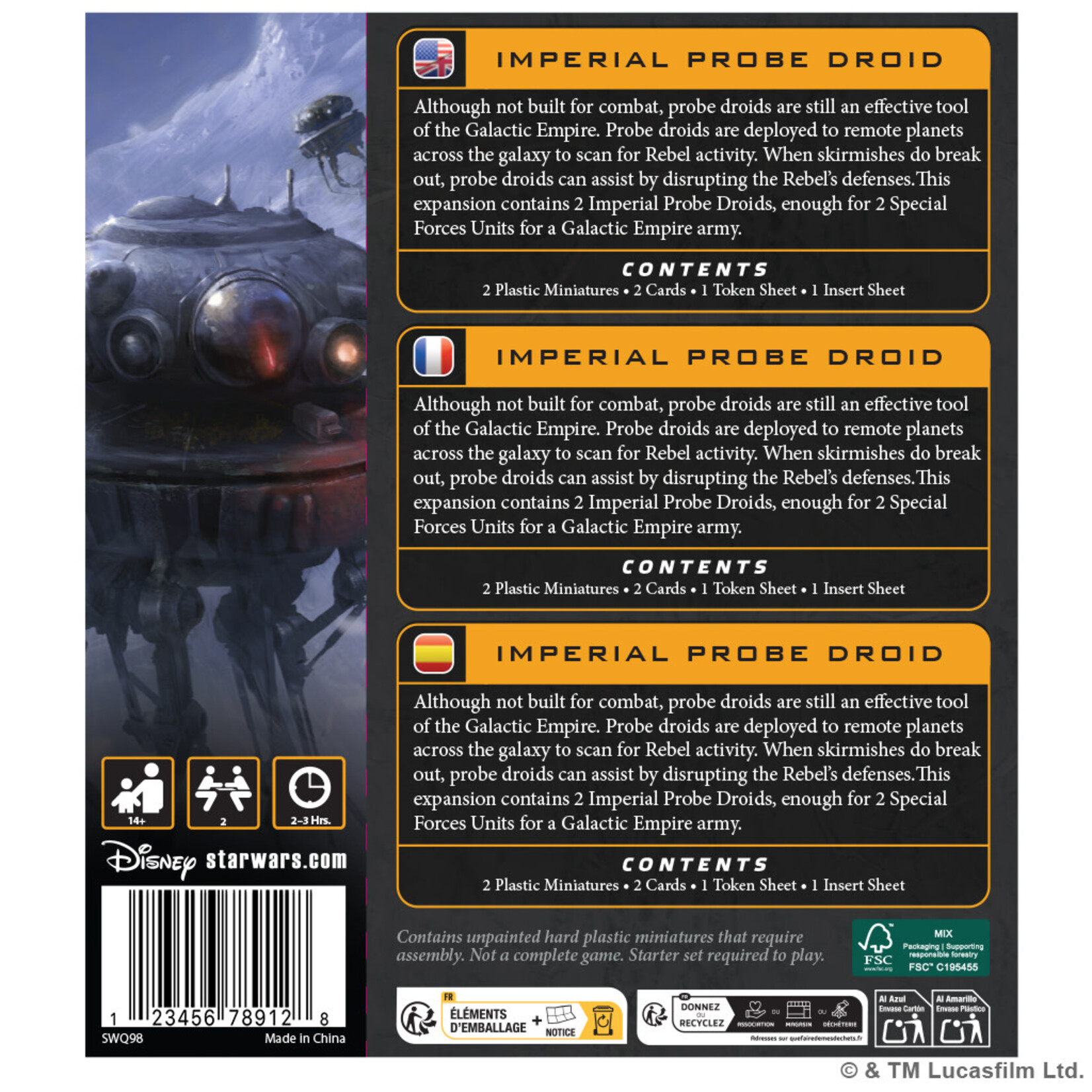 Atomic Mass Games Star Wars: Legion: Imperial Probe Droid