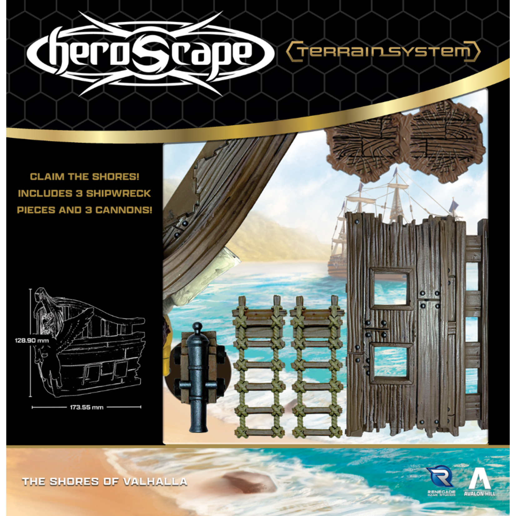 Renegade Game Studios Heroscape: The Shores of Valhalla Terrain System