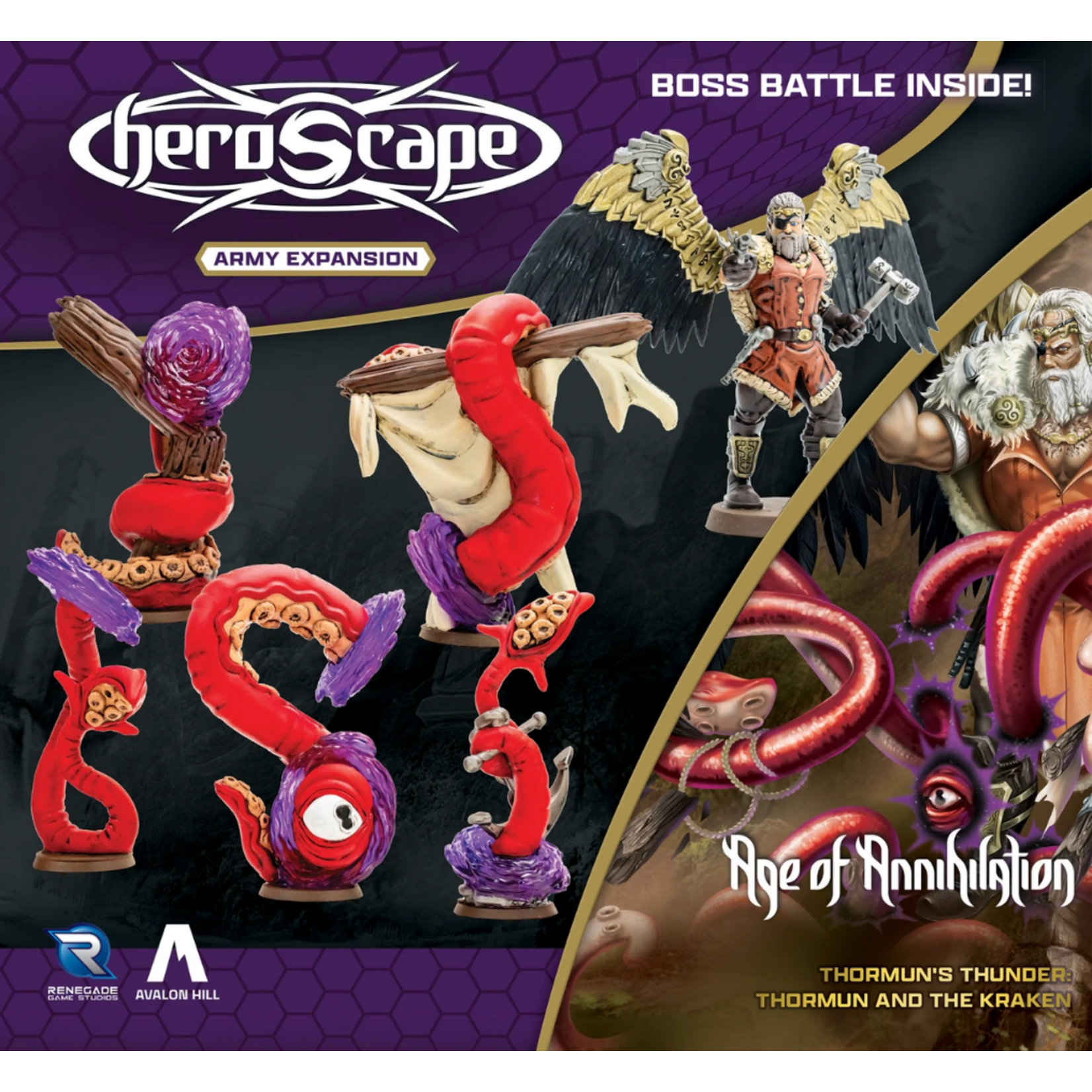 Renegade Game Studios Heroscape: Age of Annihilation: Thormun's Thunder: Thormun and The Kraken