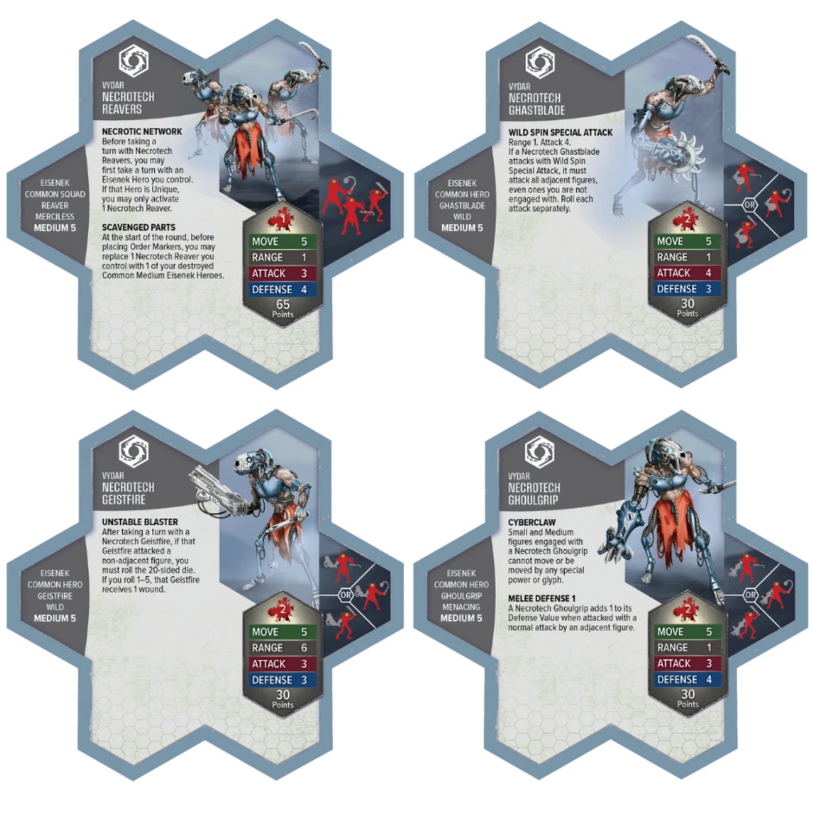 Renegade Game Studios Heroscape: Age of Annihilation: Thormun's Thunder: Upgraded Necrotech Reavers