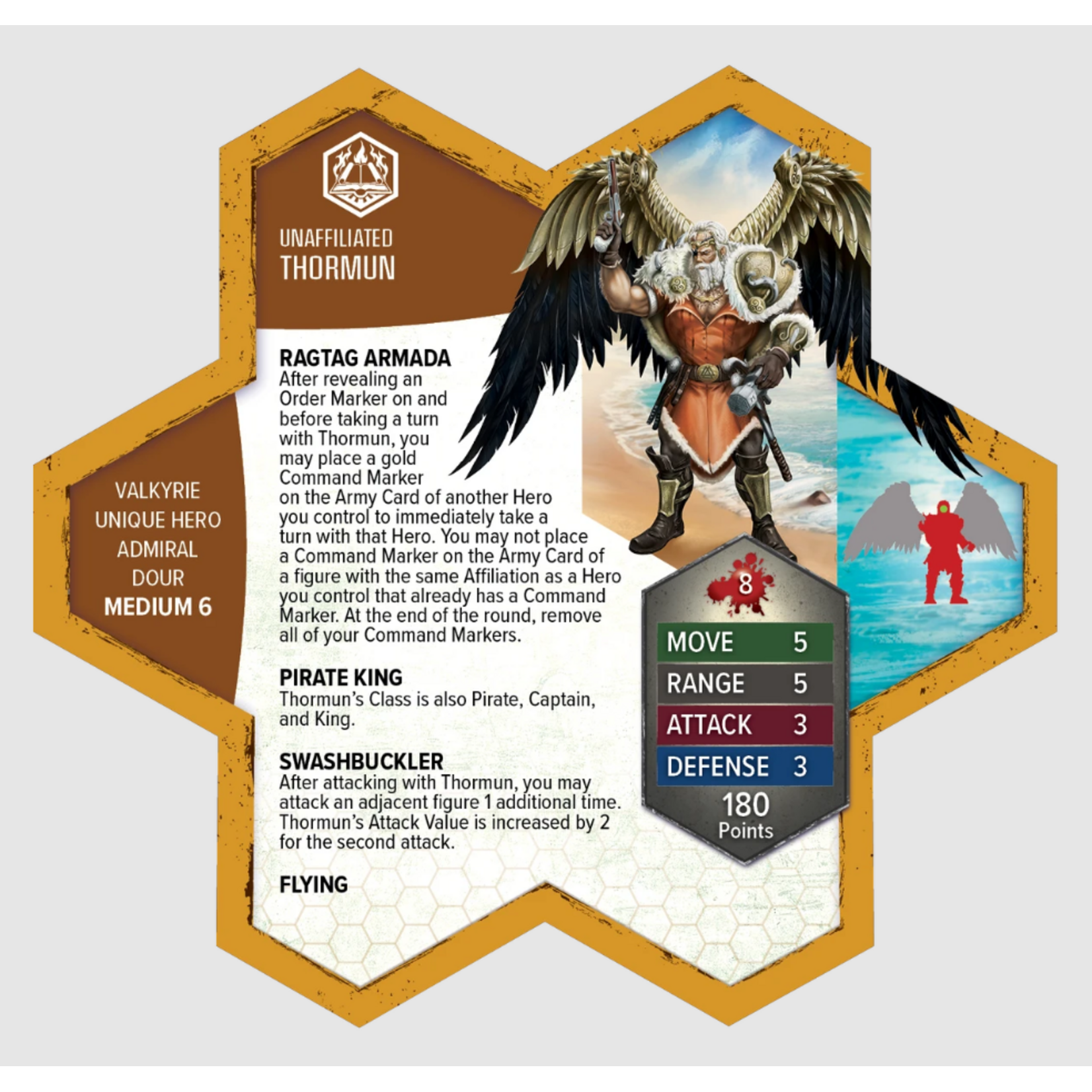Renegade Game Studios Heroscape Premium Painted Edition: Age of Annihilation: Thormun's Thunder: Thormun and The Kraken