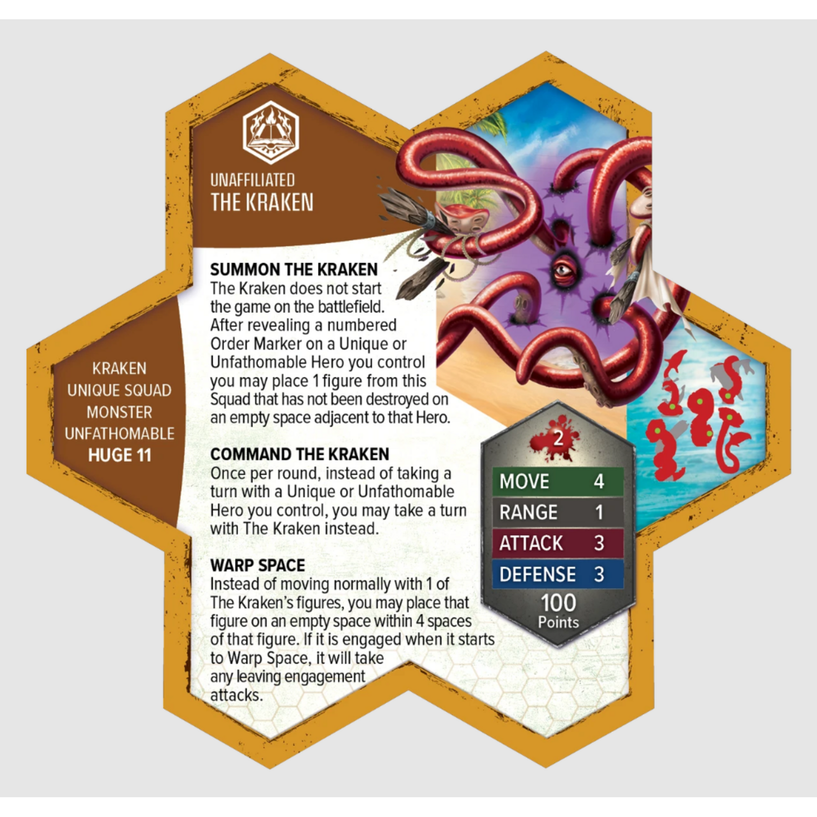 Renegade Game Studios Heroscape Premium Painted Edition: Age of Annihilation: Thormun's Thunder: Thormun and The Kraken