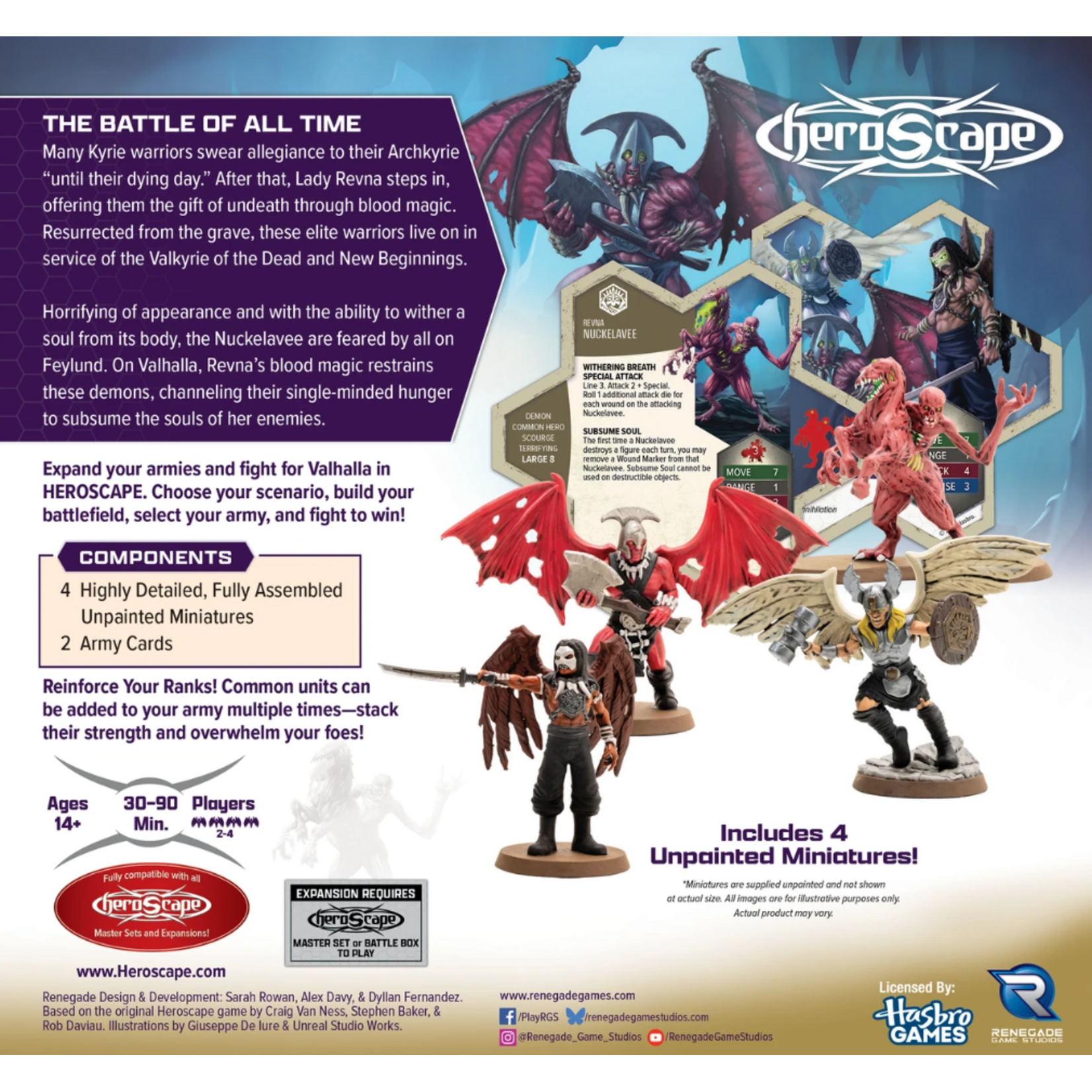 Renegade Game Studios Heroscape: Age of Annihilation: Thormun's Thunder: Revenants of Revna and Nuckelavee