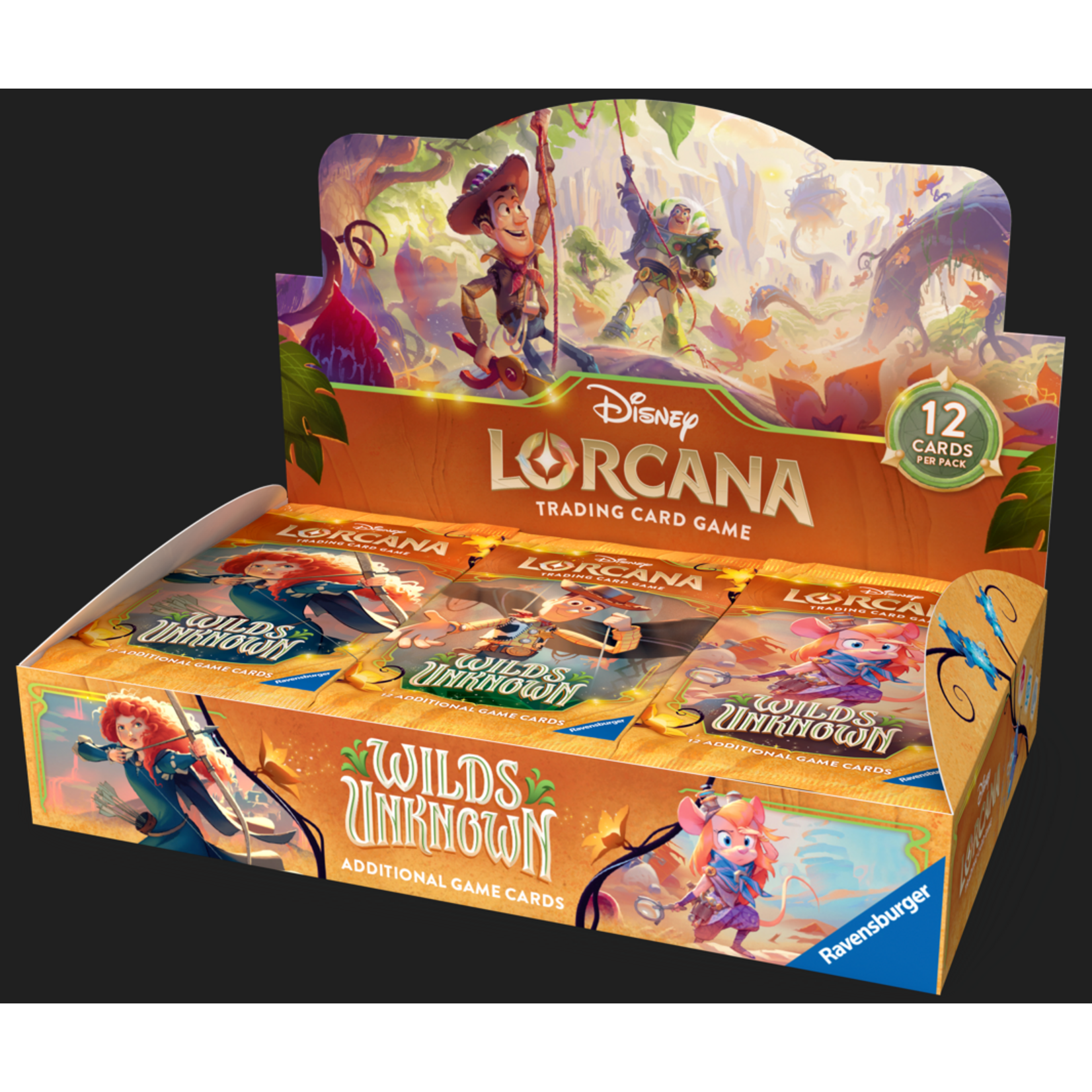 Ravensburger North America PRERELEASE Disney Lorcana TCG: Wilds Unknown: Booster Box