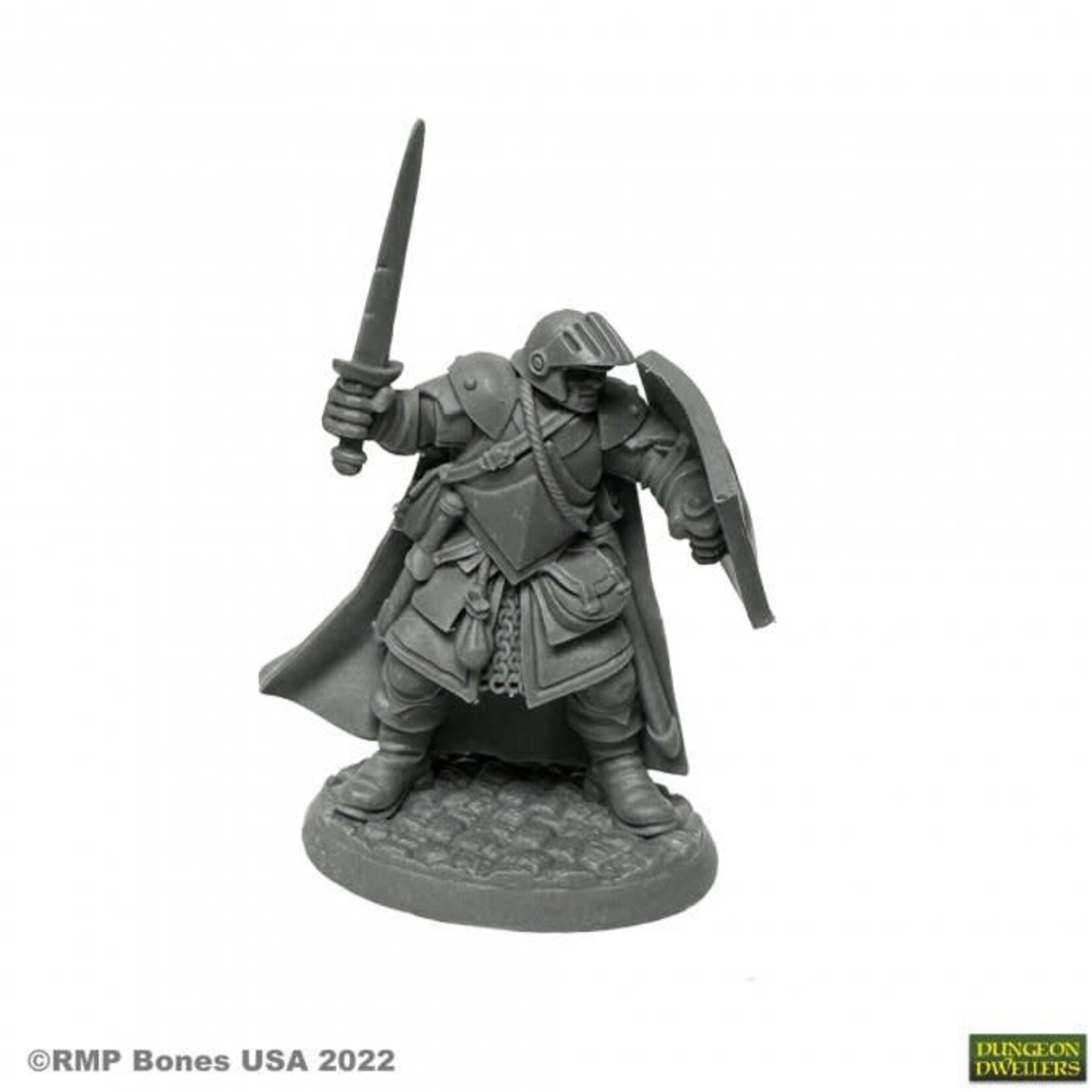 Reaper Miniatures Bones: Baran Blacktree, Veteran Warrior