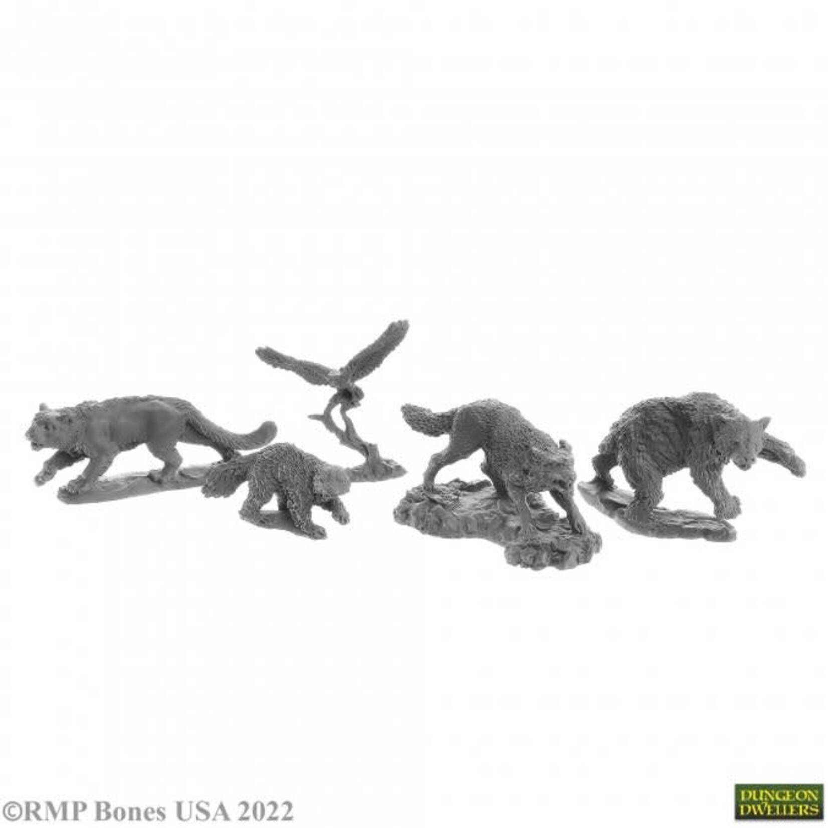 Reaper Miniatures Dungeon Dwellers: Animal Companions (5)